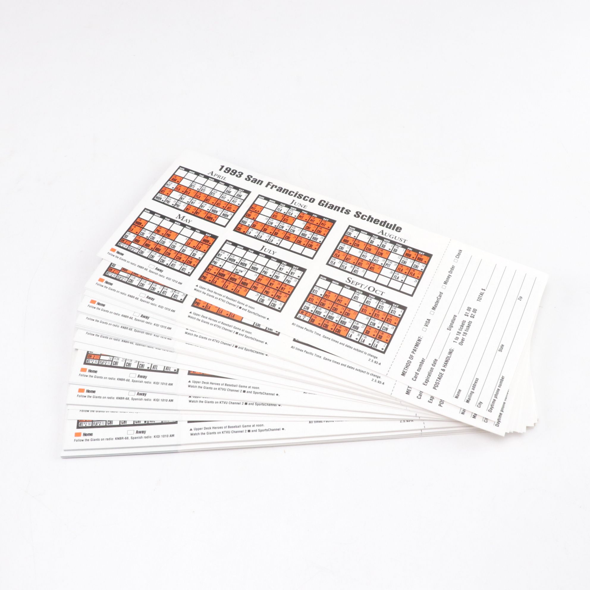 Chicago White Sox Scorecards, Programs & Other Baseball Ephemera