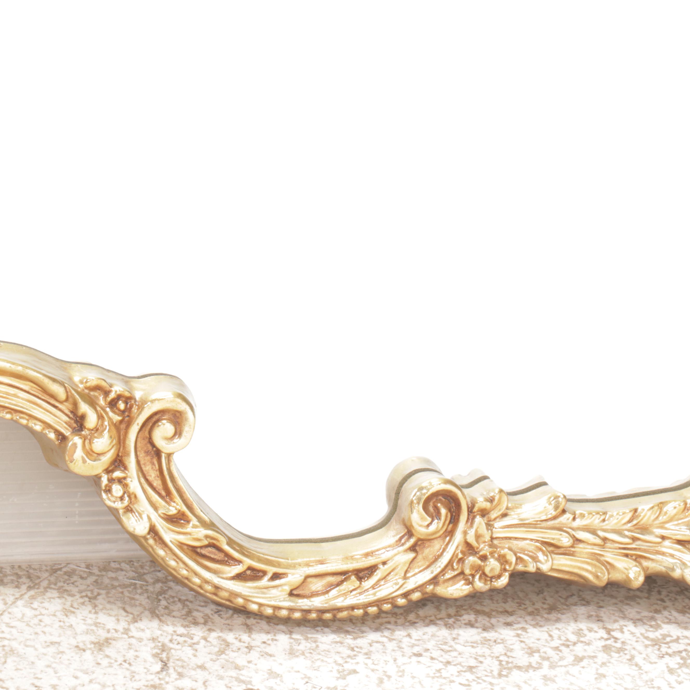 Carolina Mirror Company Rococo Style Giltwood Wall Mirror