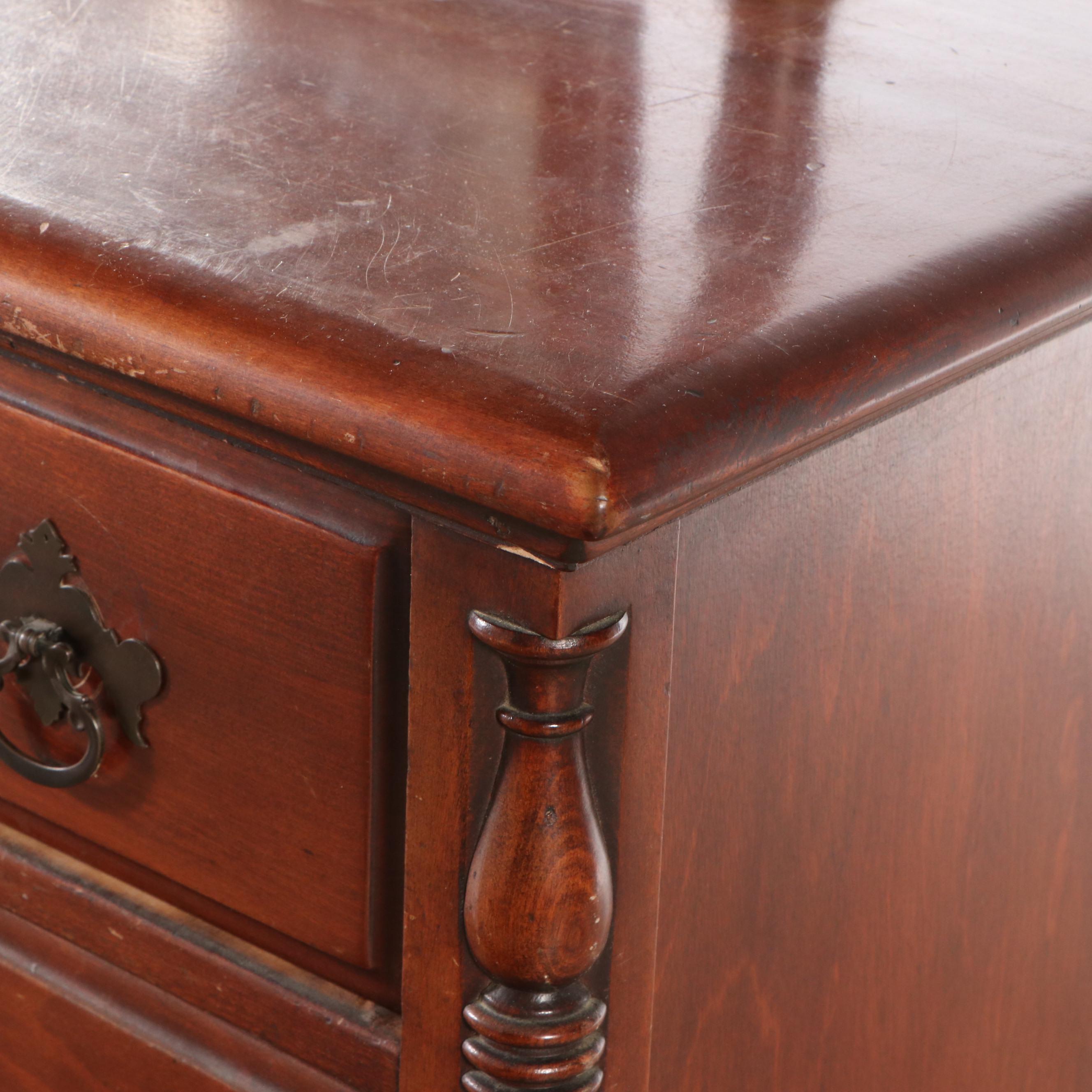 Chippendale Style Mahogany Vanity Desk