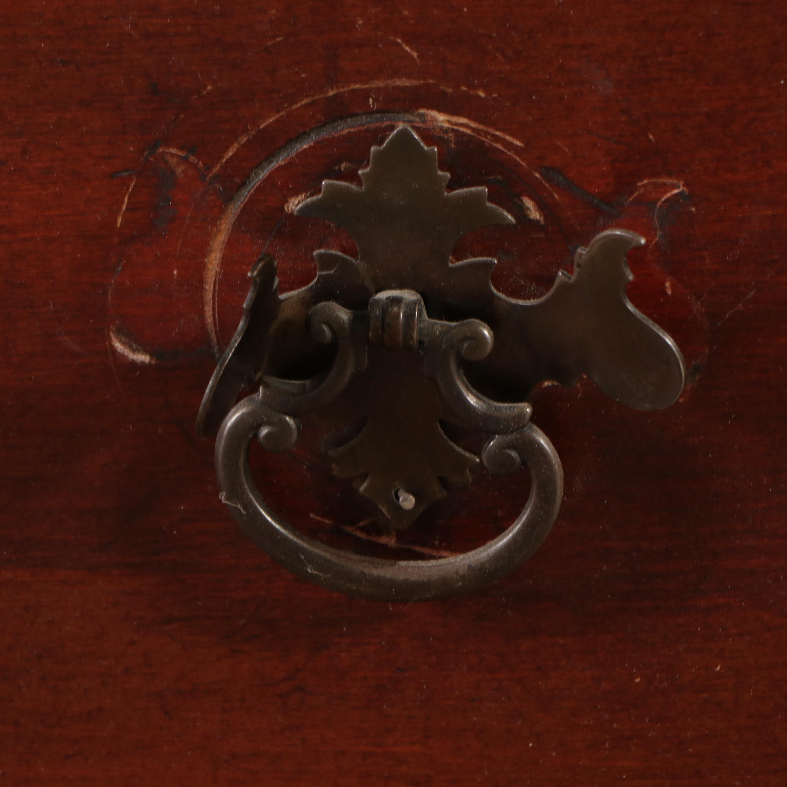 Chippendale Style Mahogany Vanity Desk