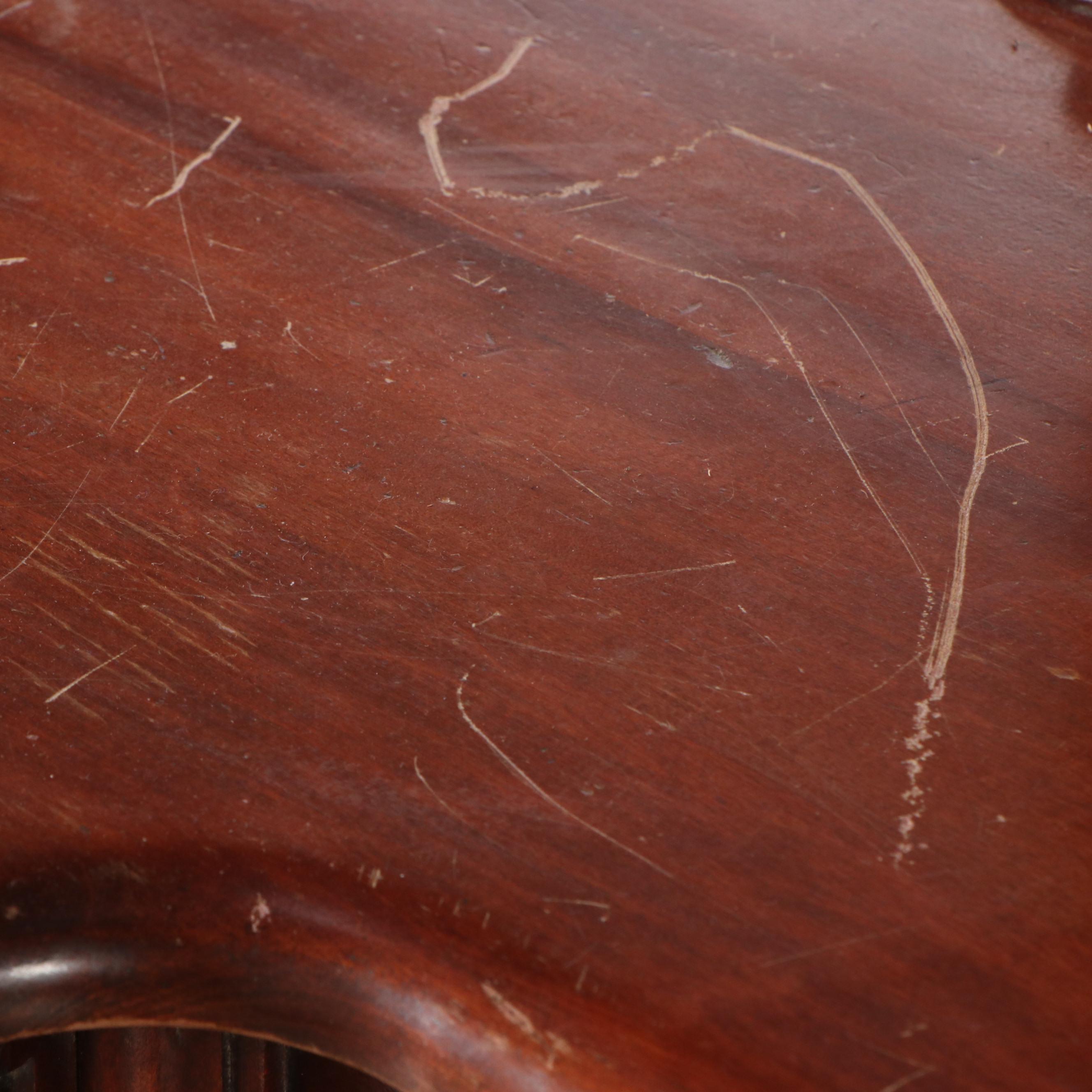 Chippendale Style Mahogany Vanity Desk