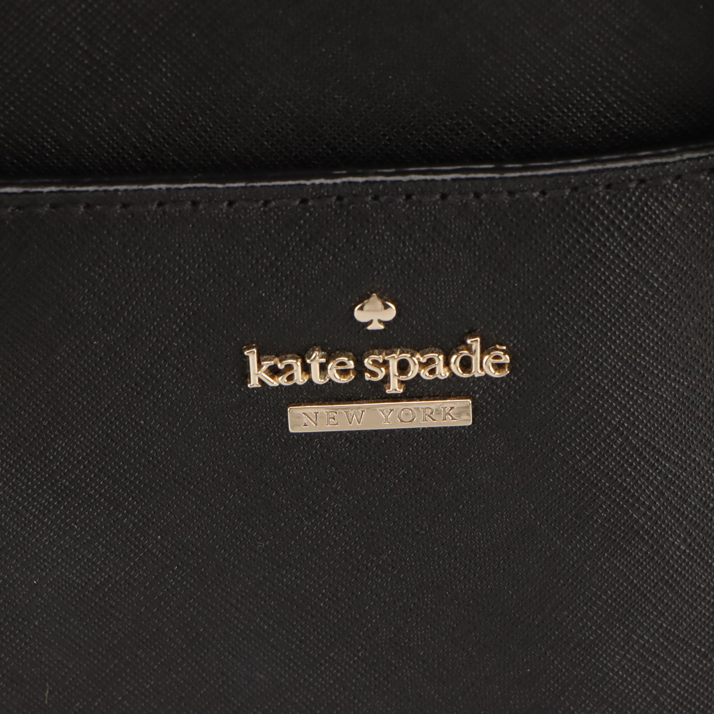 Coach Glove-Tanned Cowhide Document Case and Kate Spade Saffiano Laptop Bag