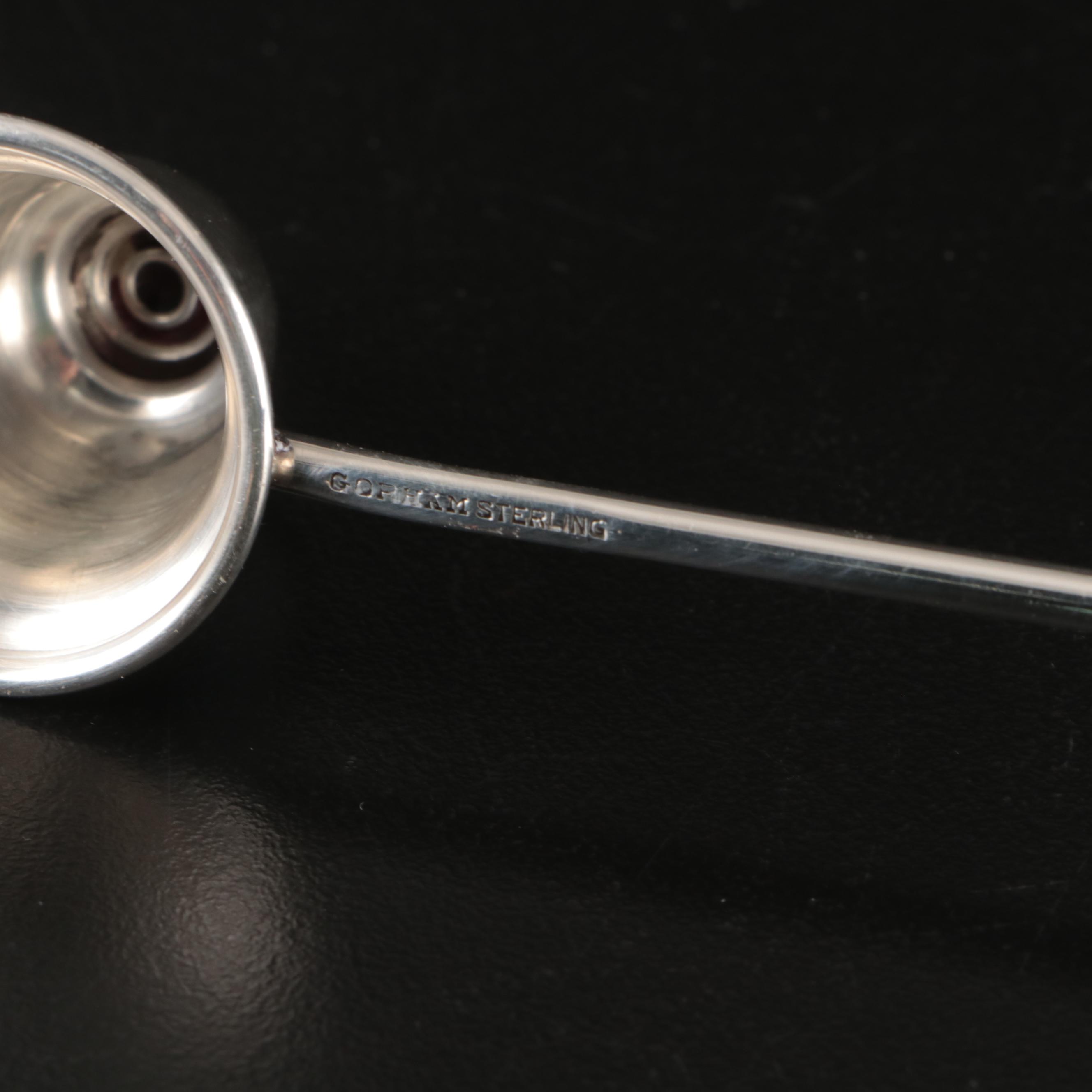 Gorham Sterling Handle Dinner Knives with Other Sterling Table Utensils