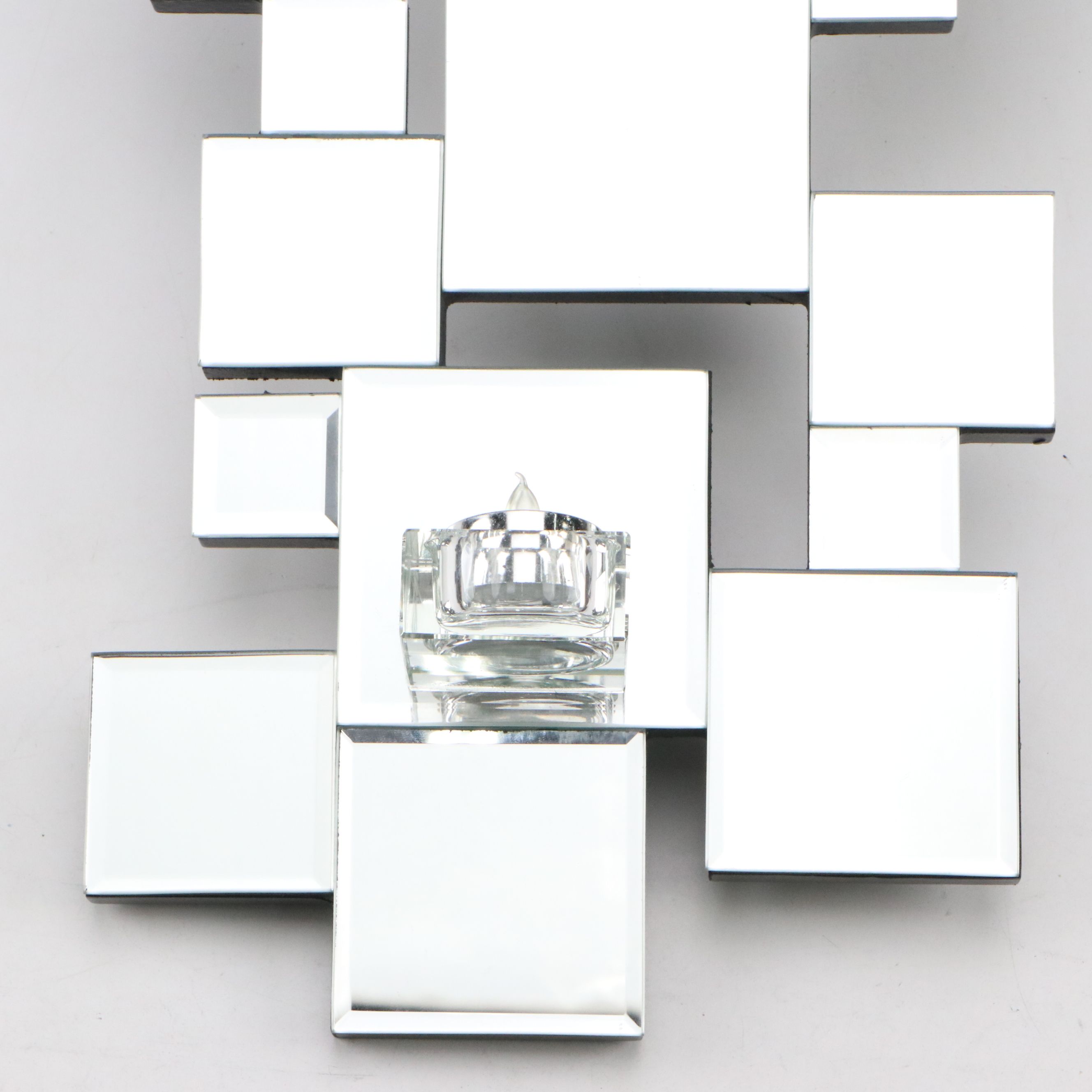 Z Gallerie Wall Mount Mirrored Tealight Holder