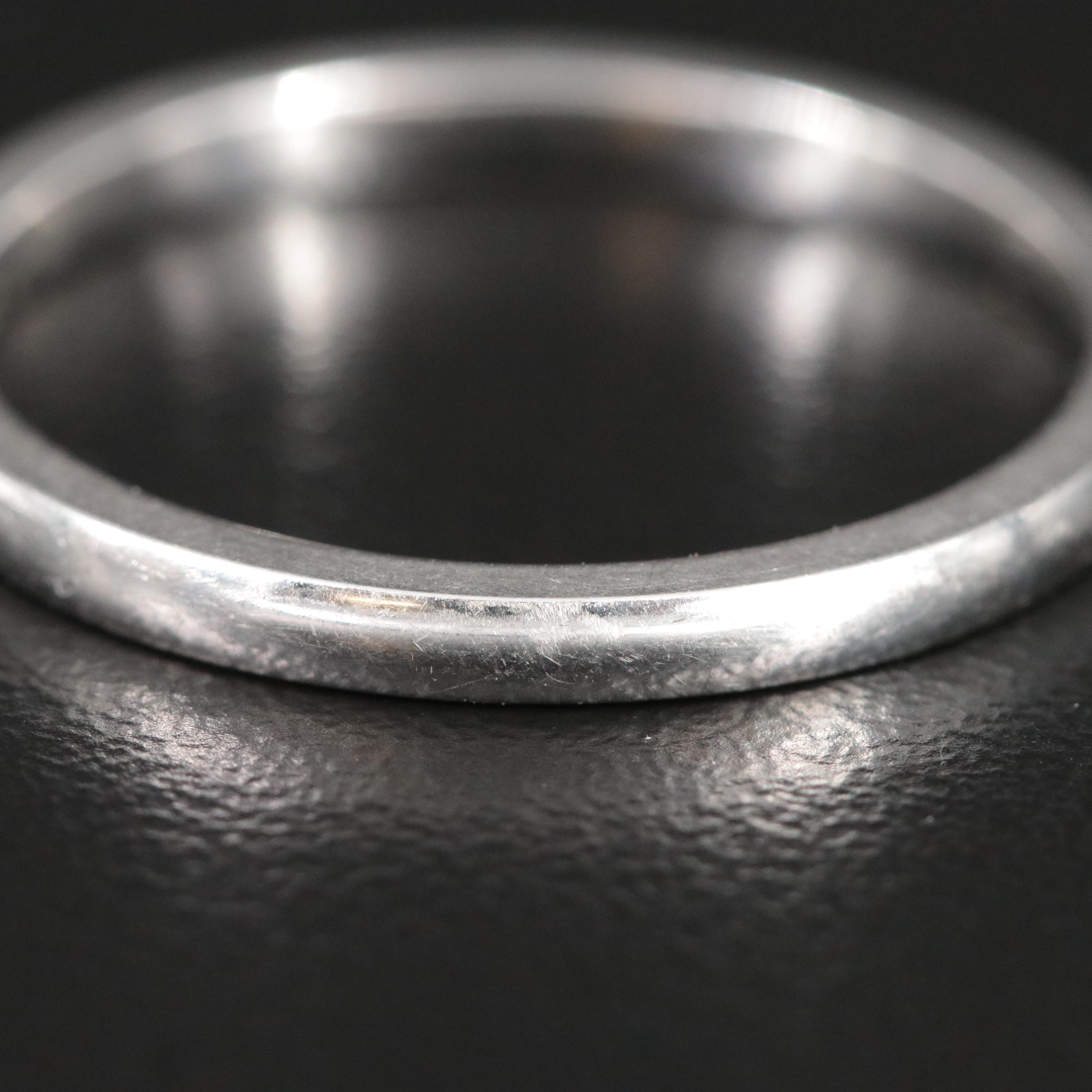 CrownRing Platinum Band