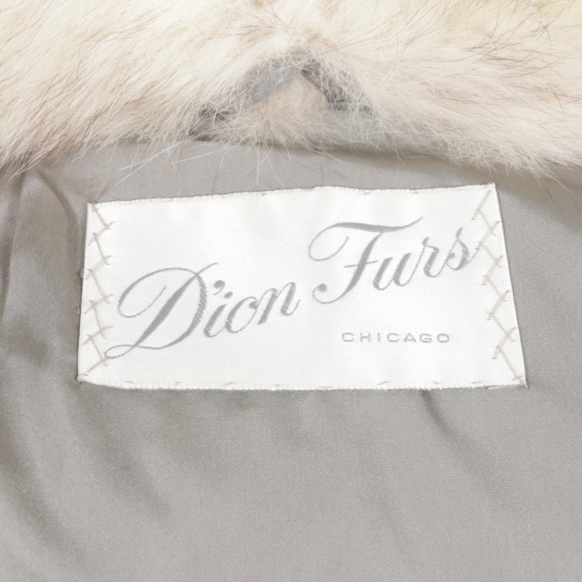 Full Skin Blue Fox Fur Stroller by Dion Furs