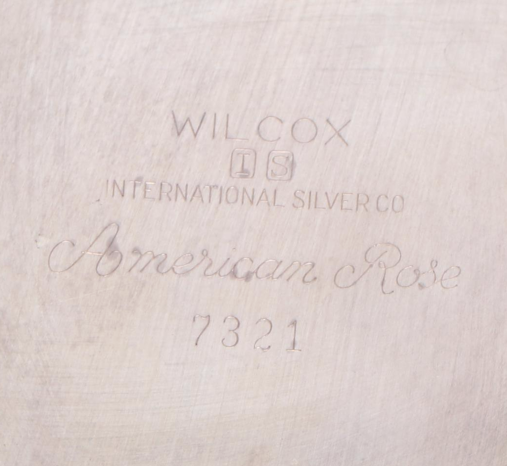 Weidlich Brothers Silver Plate Peacocks with Wilcox Serving Tray