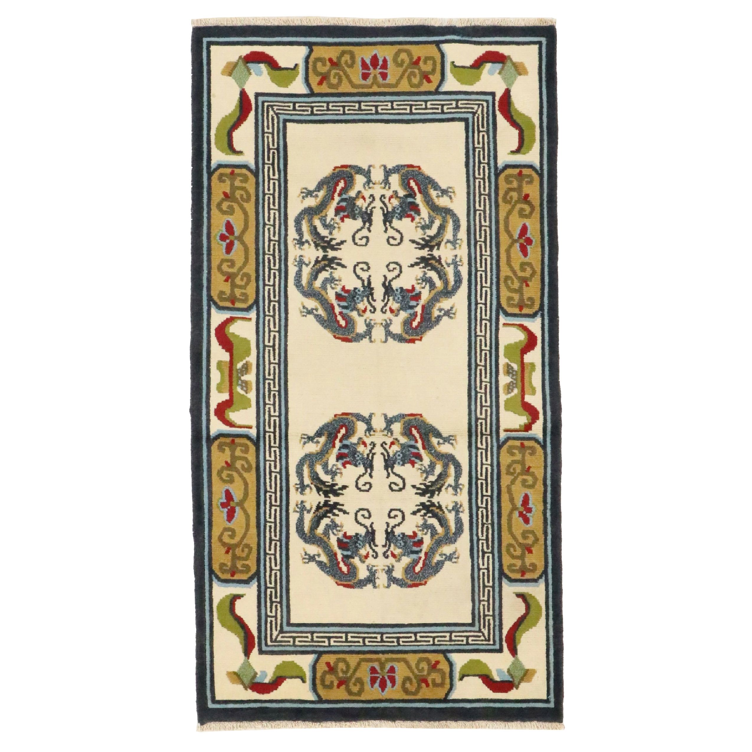 3'1 x 5'10 Hand-Knotted Tibetan Area Rug