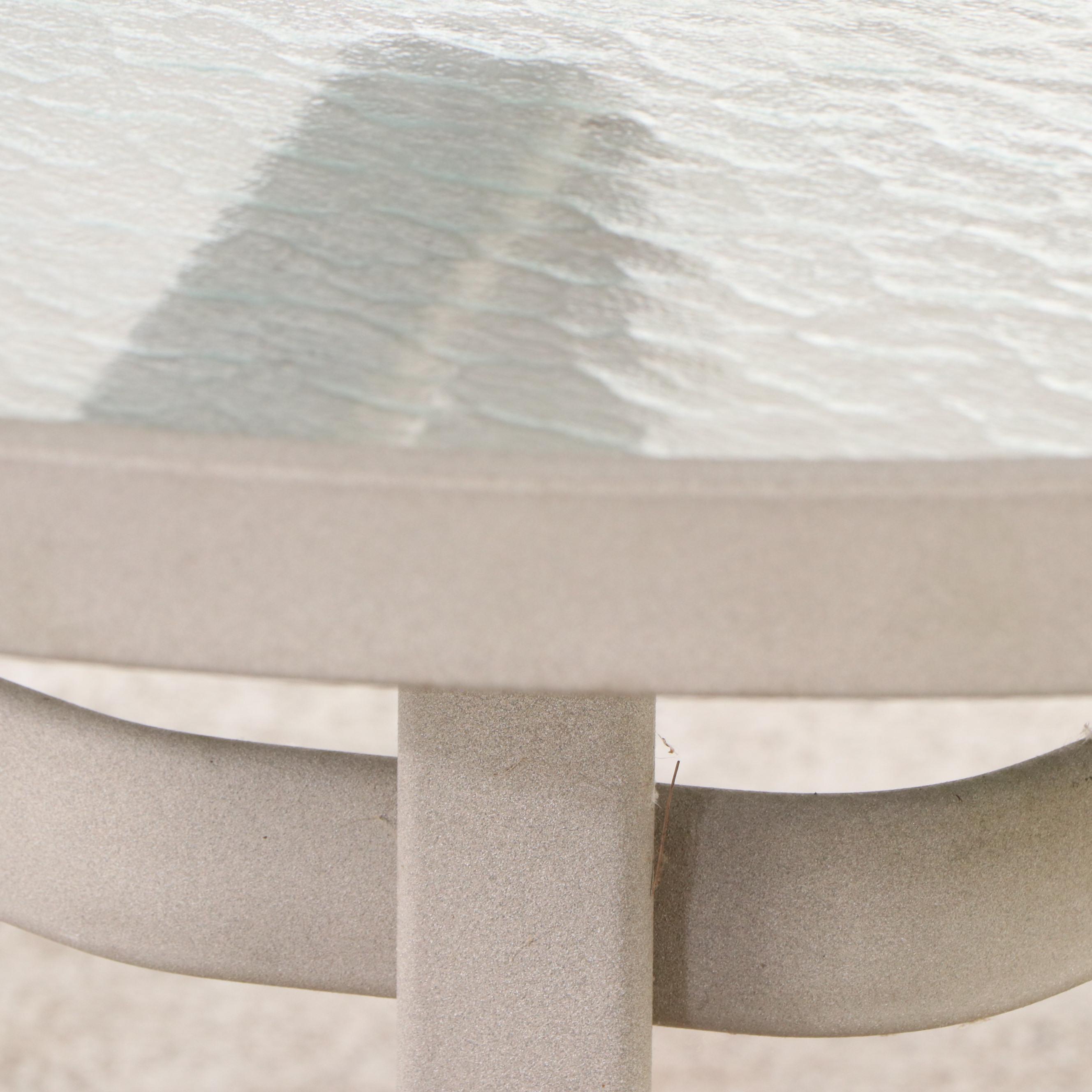 Tropitone Aluminum Framed Patio Table, Chairs, and Ottomans