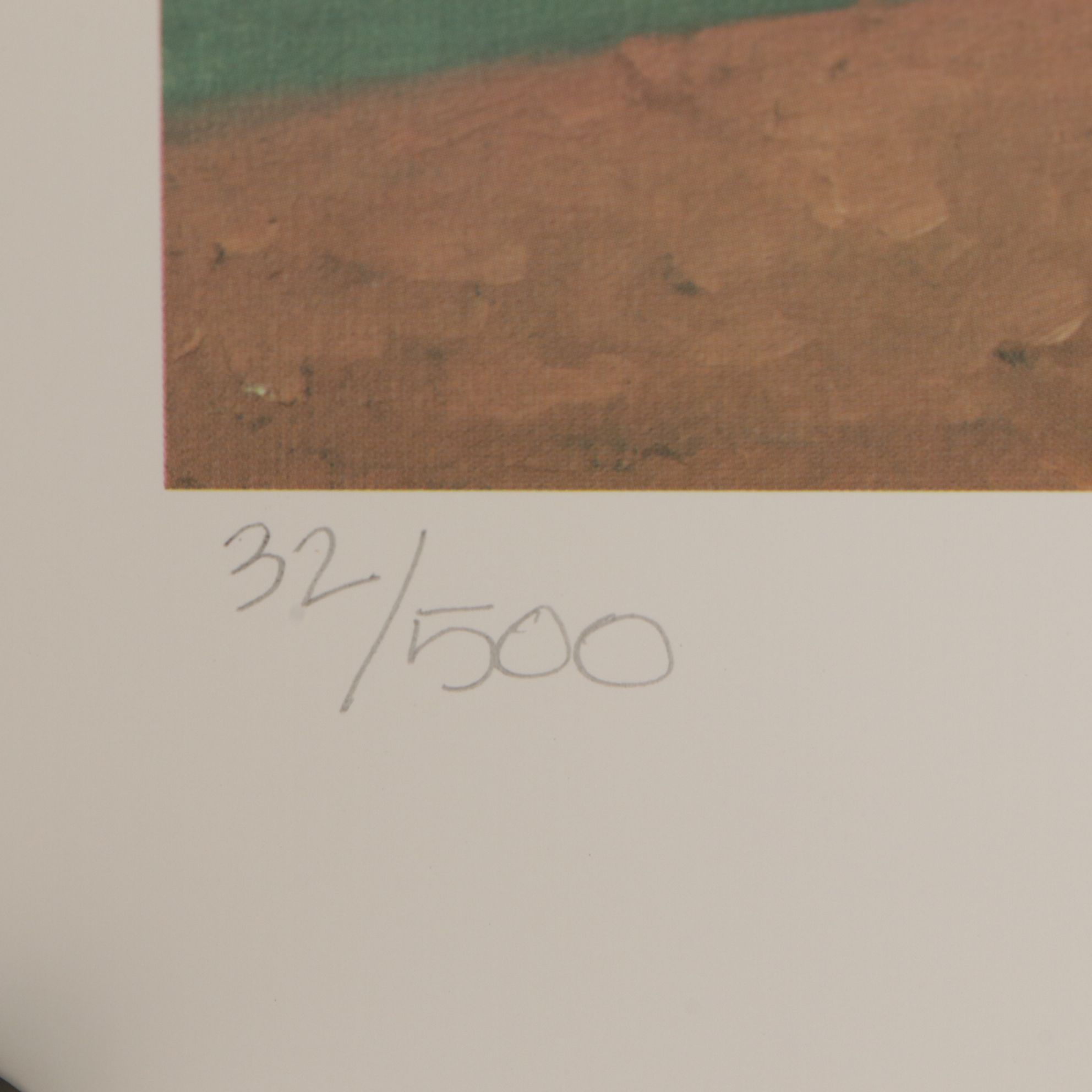 Brent P. Benger "The Hook" Offset Lithograph, 1991