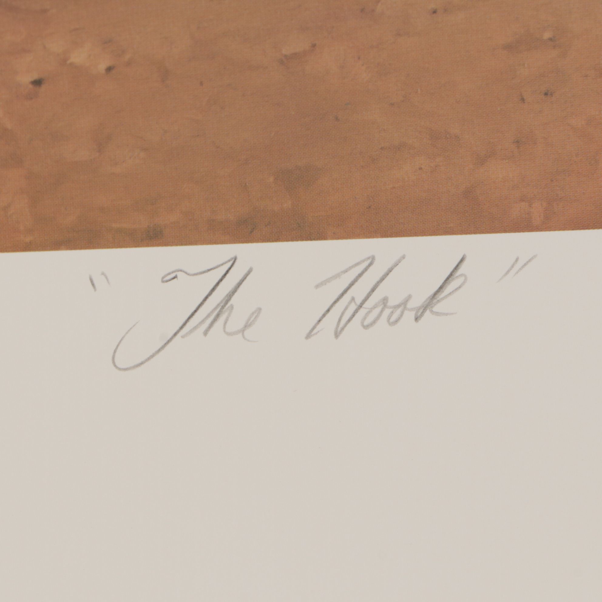 Brent P. Benger "The Hook" Offset Lithograph, 1991