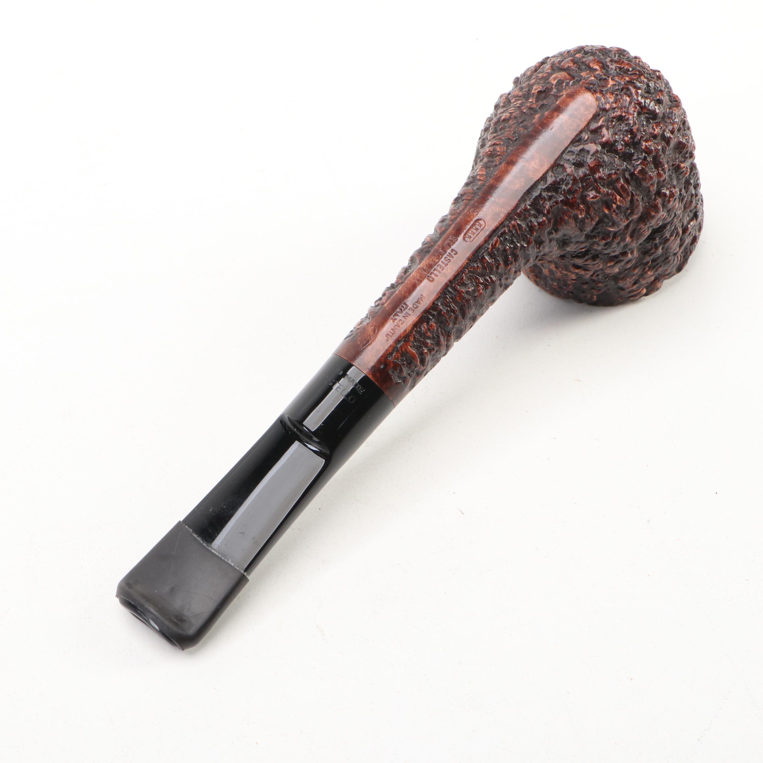 Castello KKKK Sea Rock Briar Billiard Tobacco Pipe