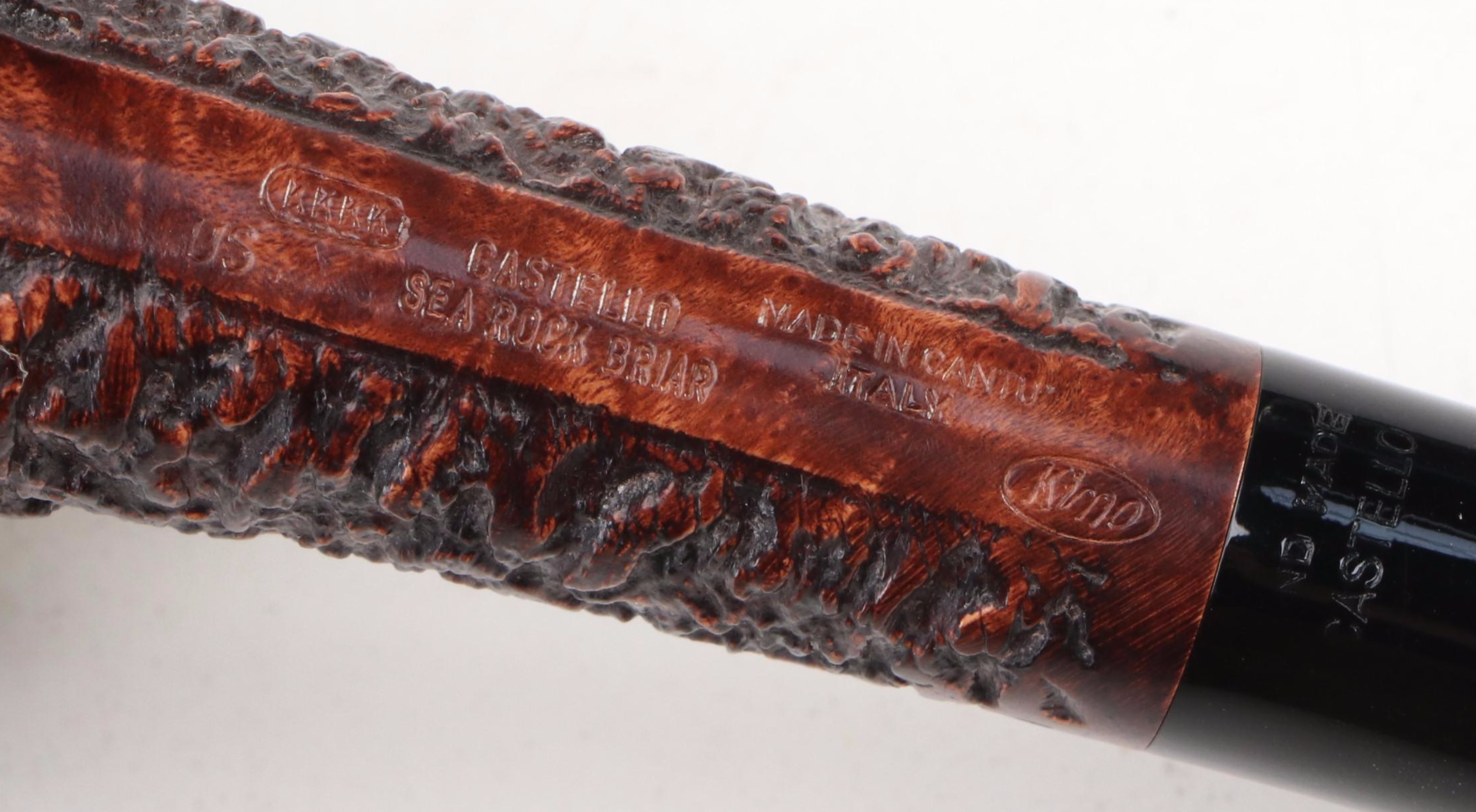 Castello KKKK Sea Rock Briar Billiard Tobacco Pipe