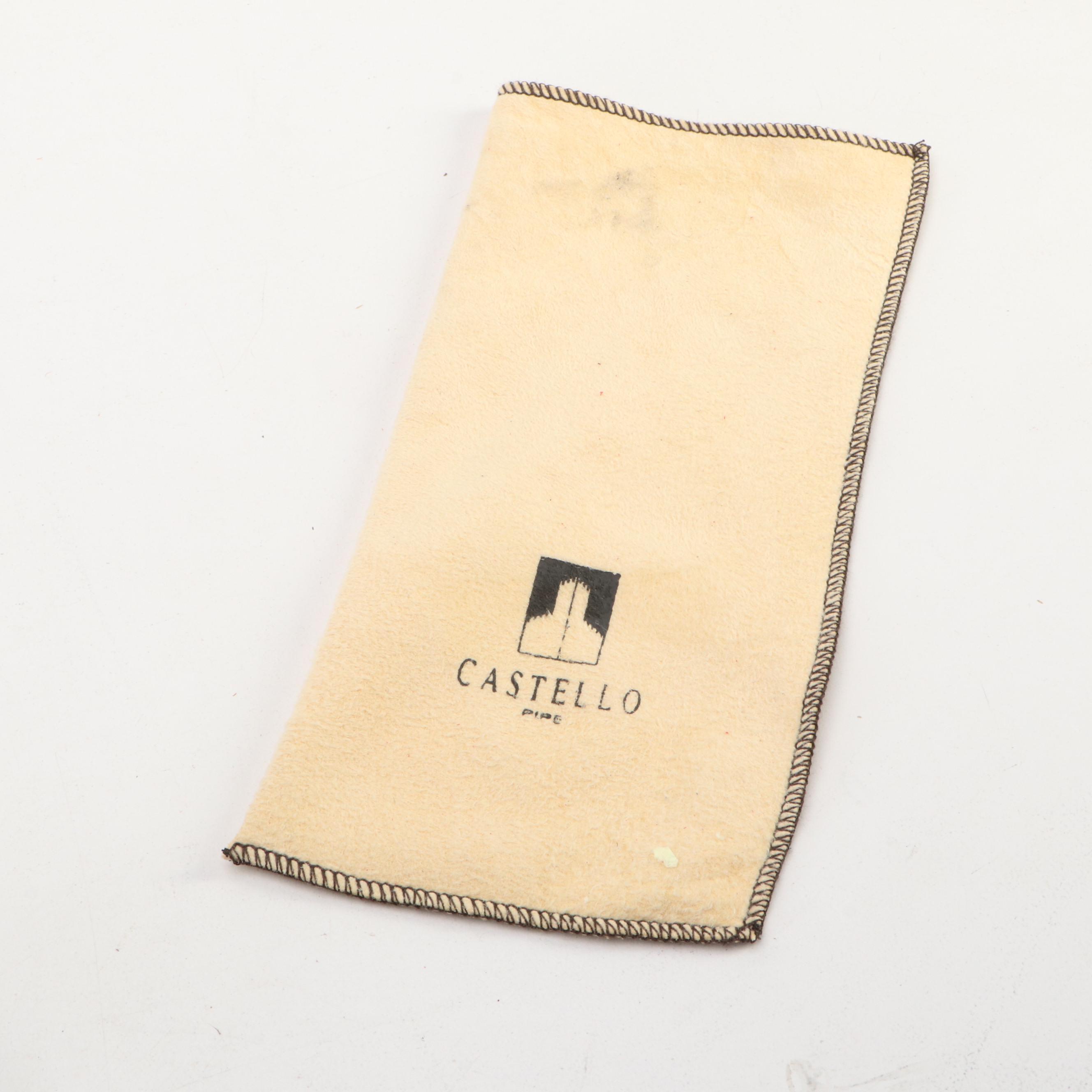 Castello KKKK Sea Rock Briar Billiard Tobacco Pipe