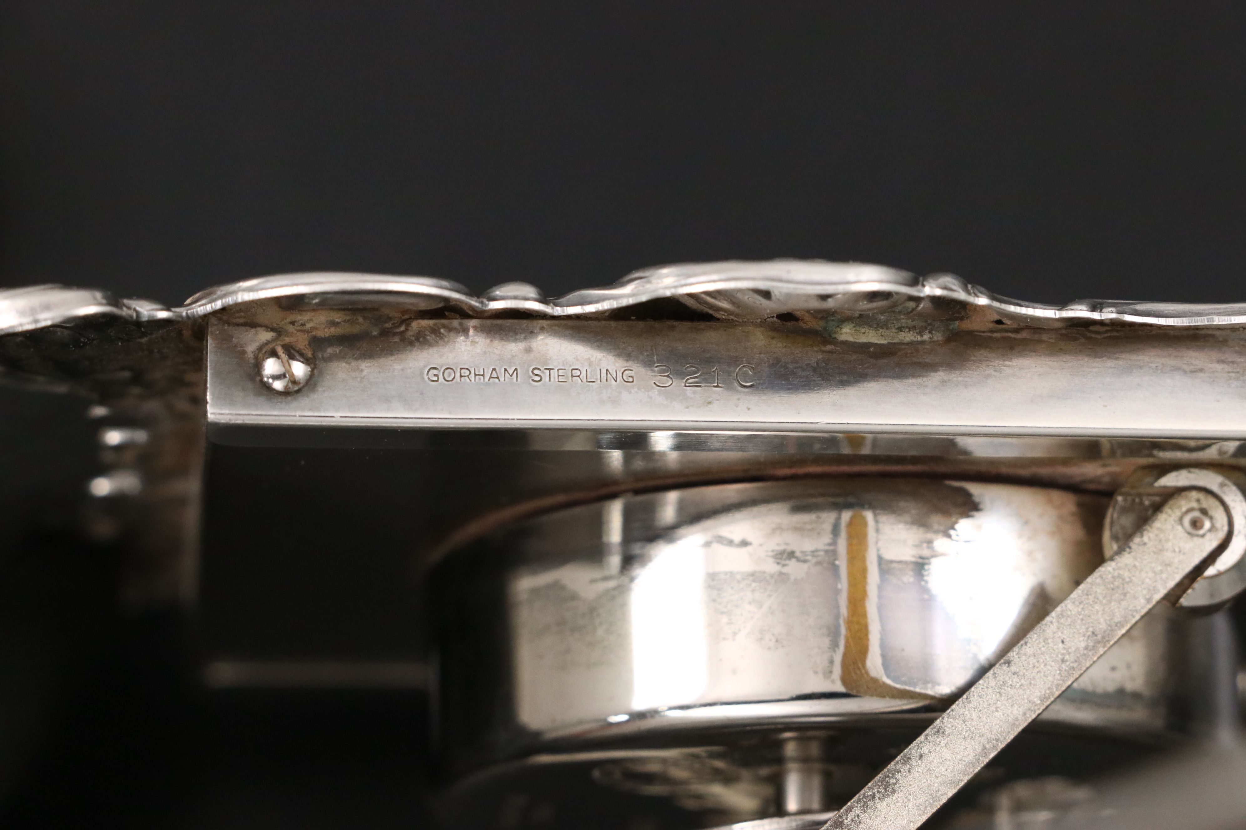 English Sterling Silver with Other Frames and Desk Clocks