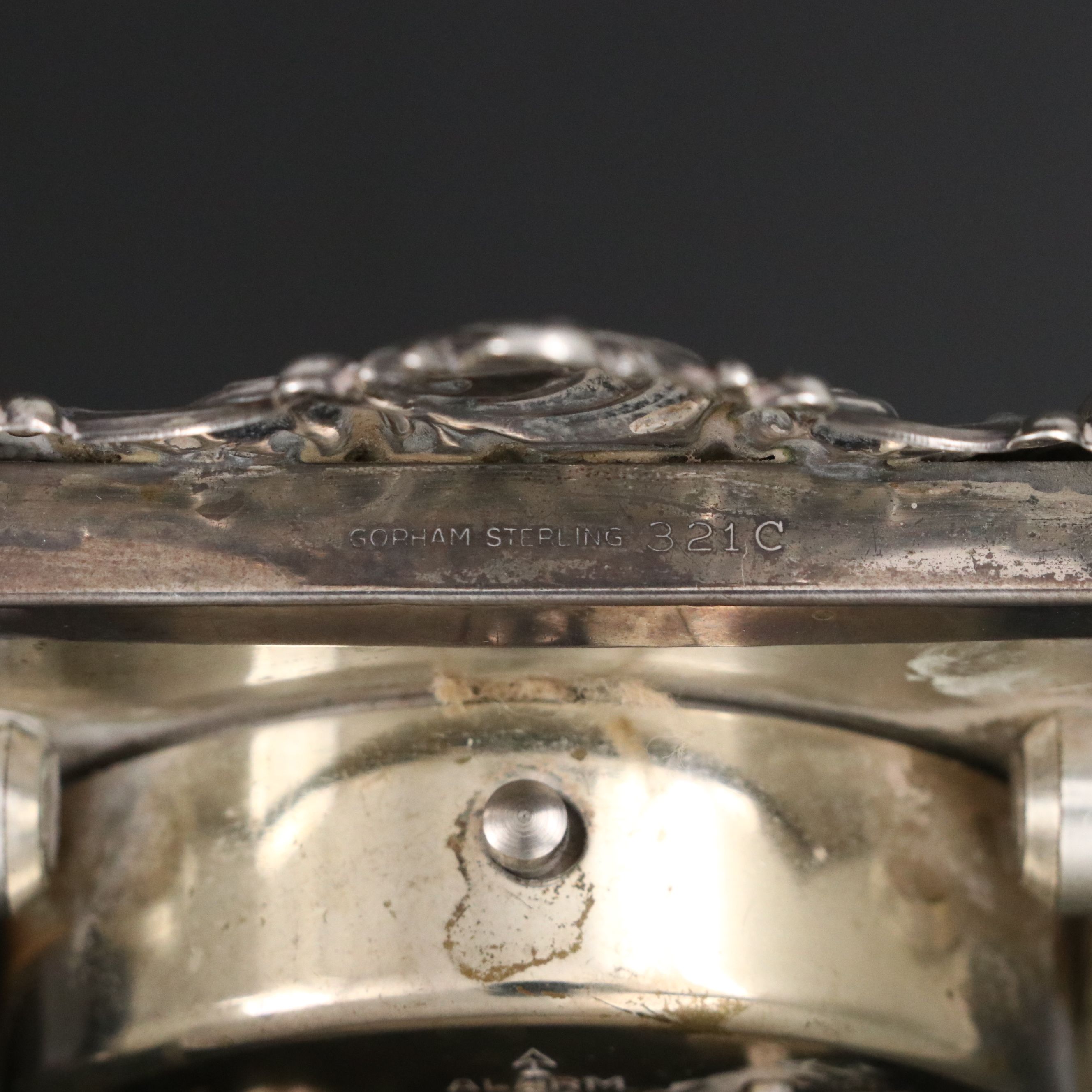 English Sterling Silver with Other Frames and Desk Clocks