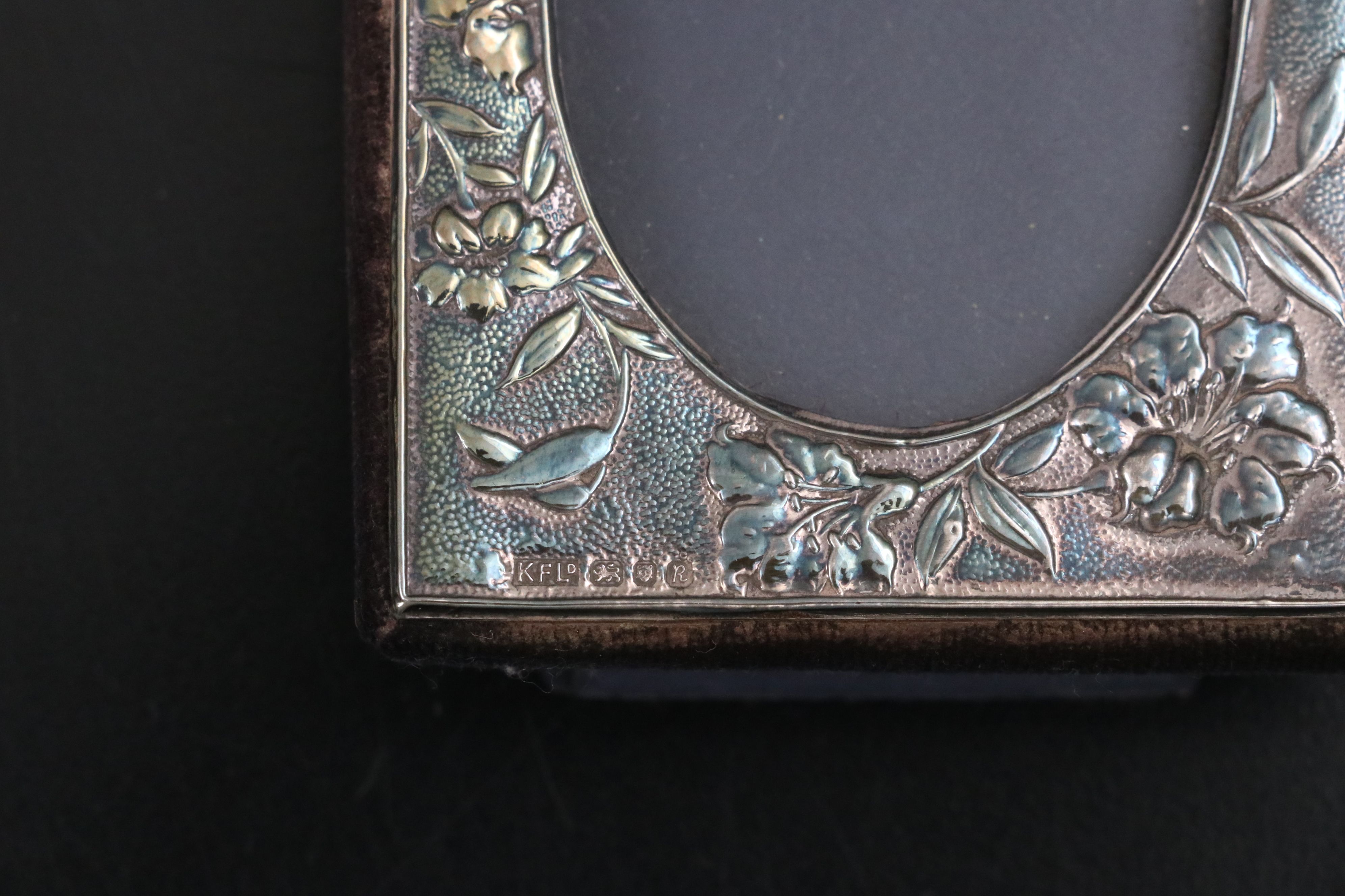 English Sterling Silver with Other Frames and Desk Clocks