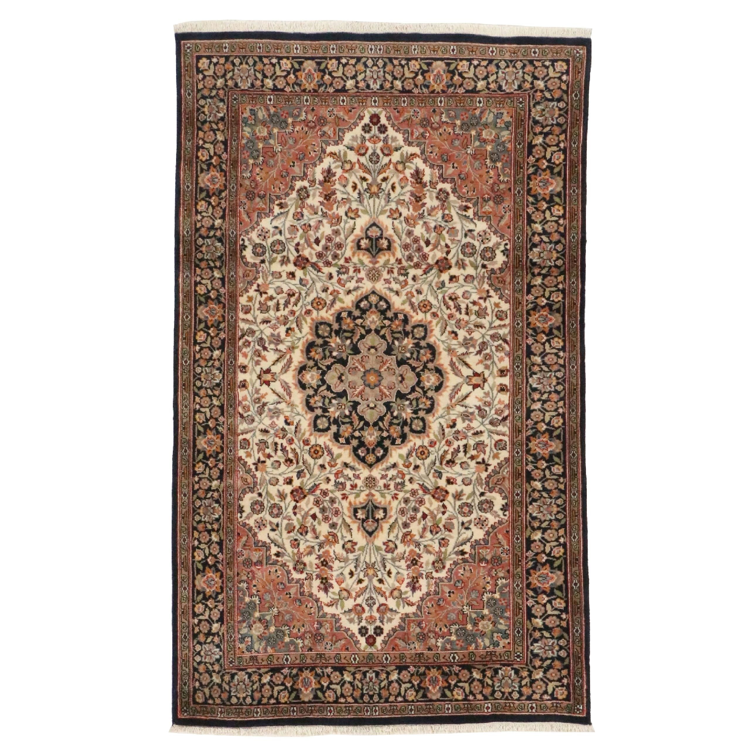 3' x 5'2 Hand-Knotted Persian Tabriz Area Rug