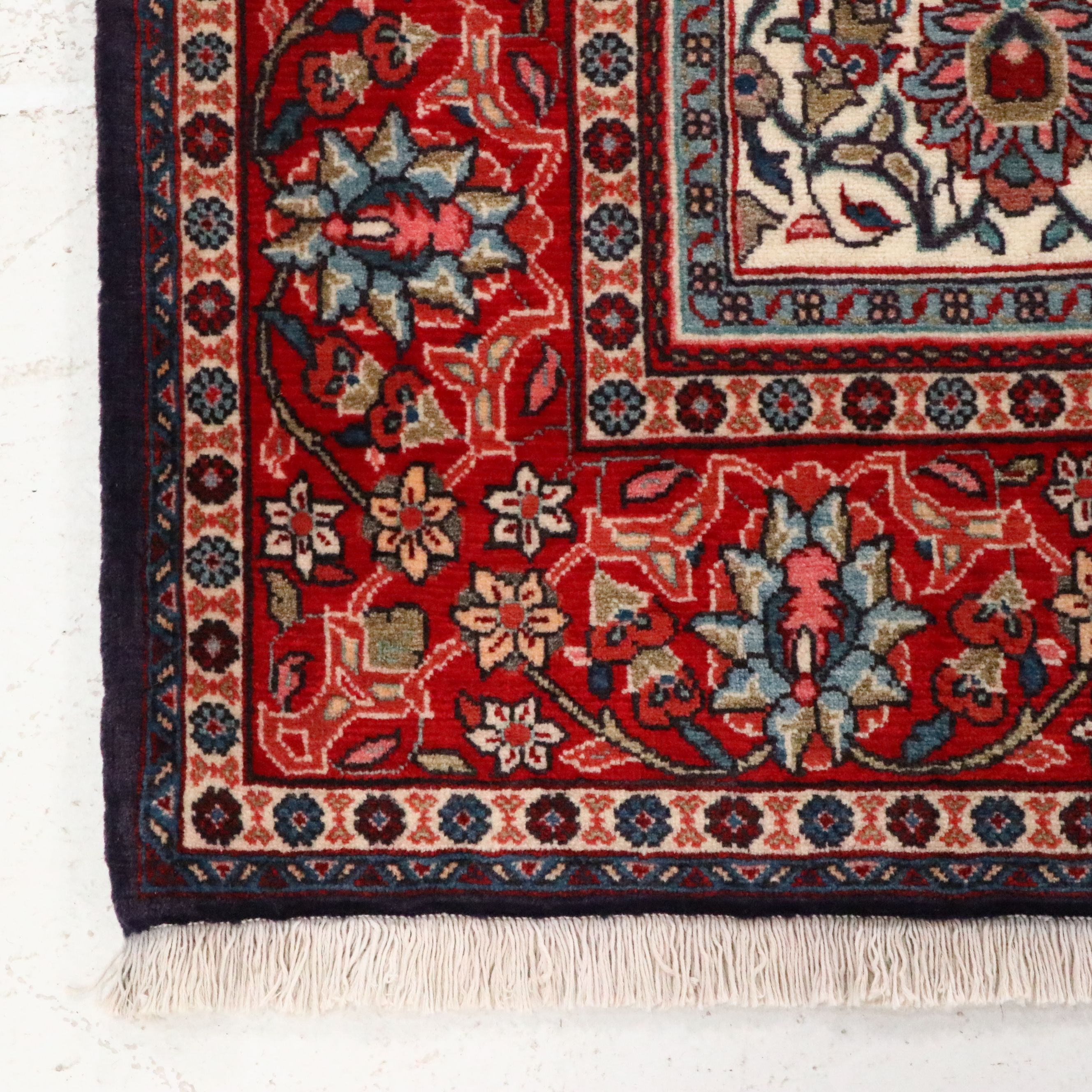 4'2 x 7' Hand-Knotted Turkish Ghiordes Prayer Rug