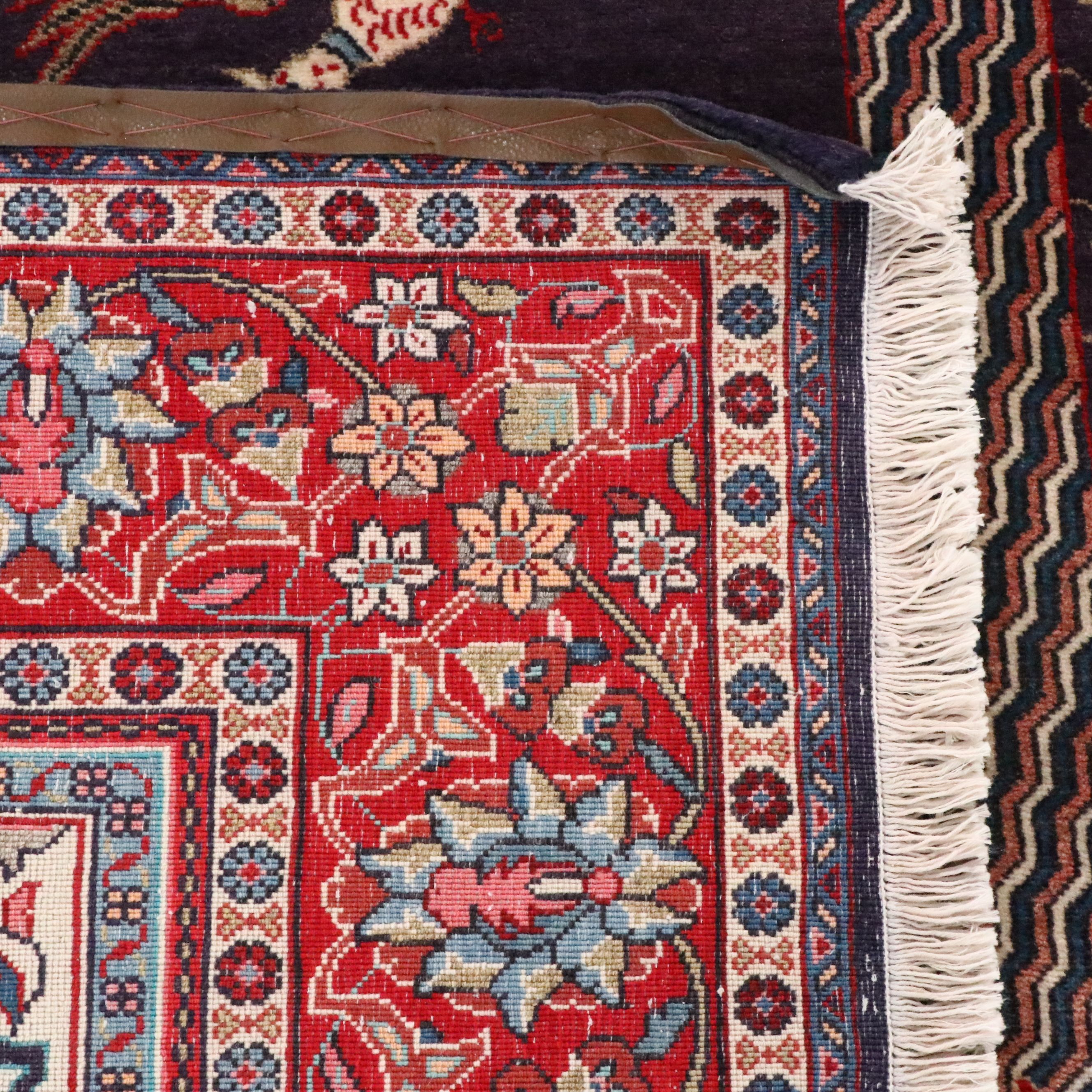 4'2 x 7' Hand-Knotted Turkish Ghiordes Prayer Rug