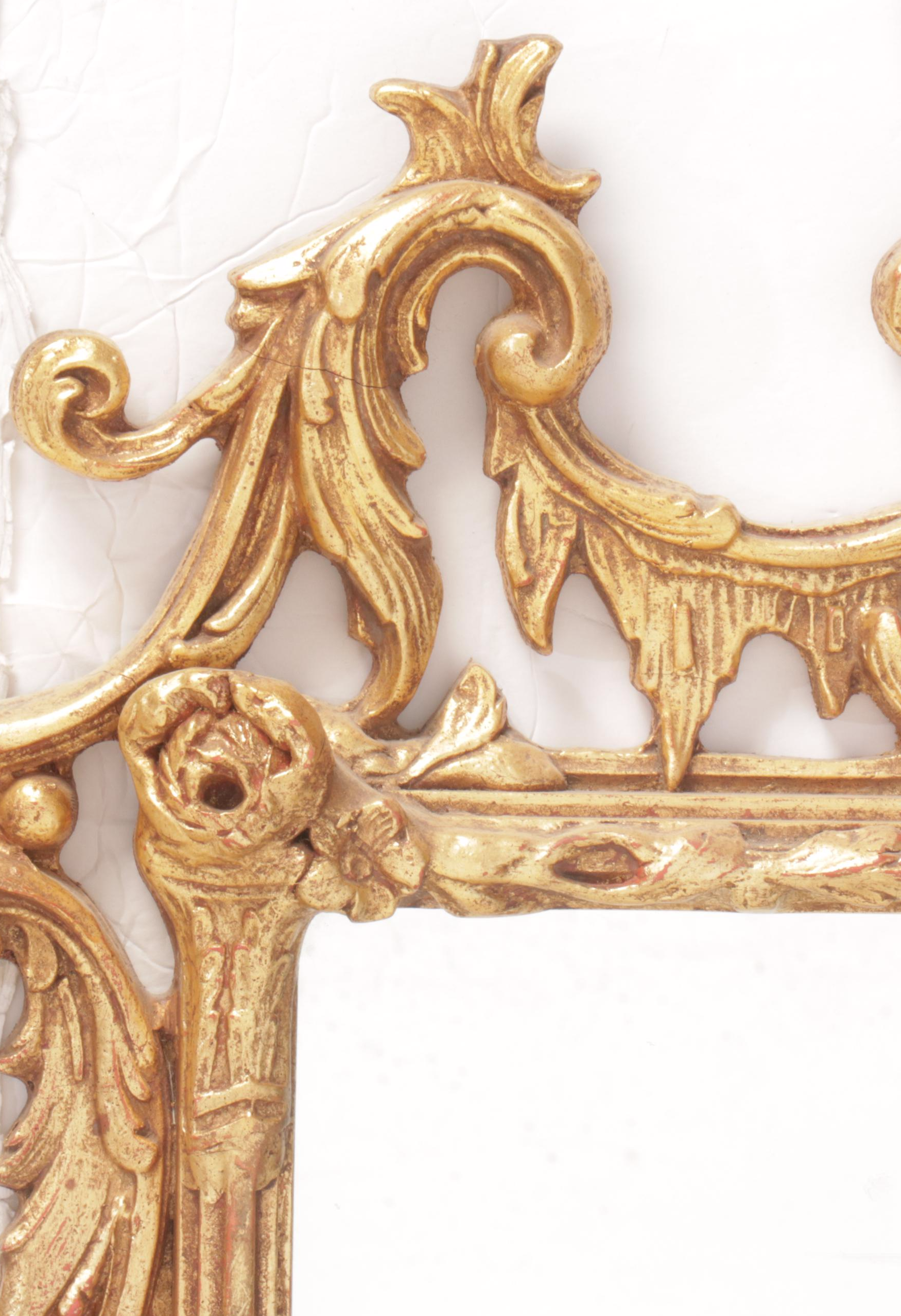 Friedman Brothers Rococo Style Giltwood Wall Mirror