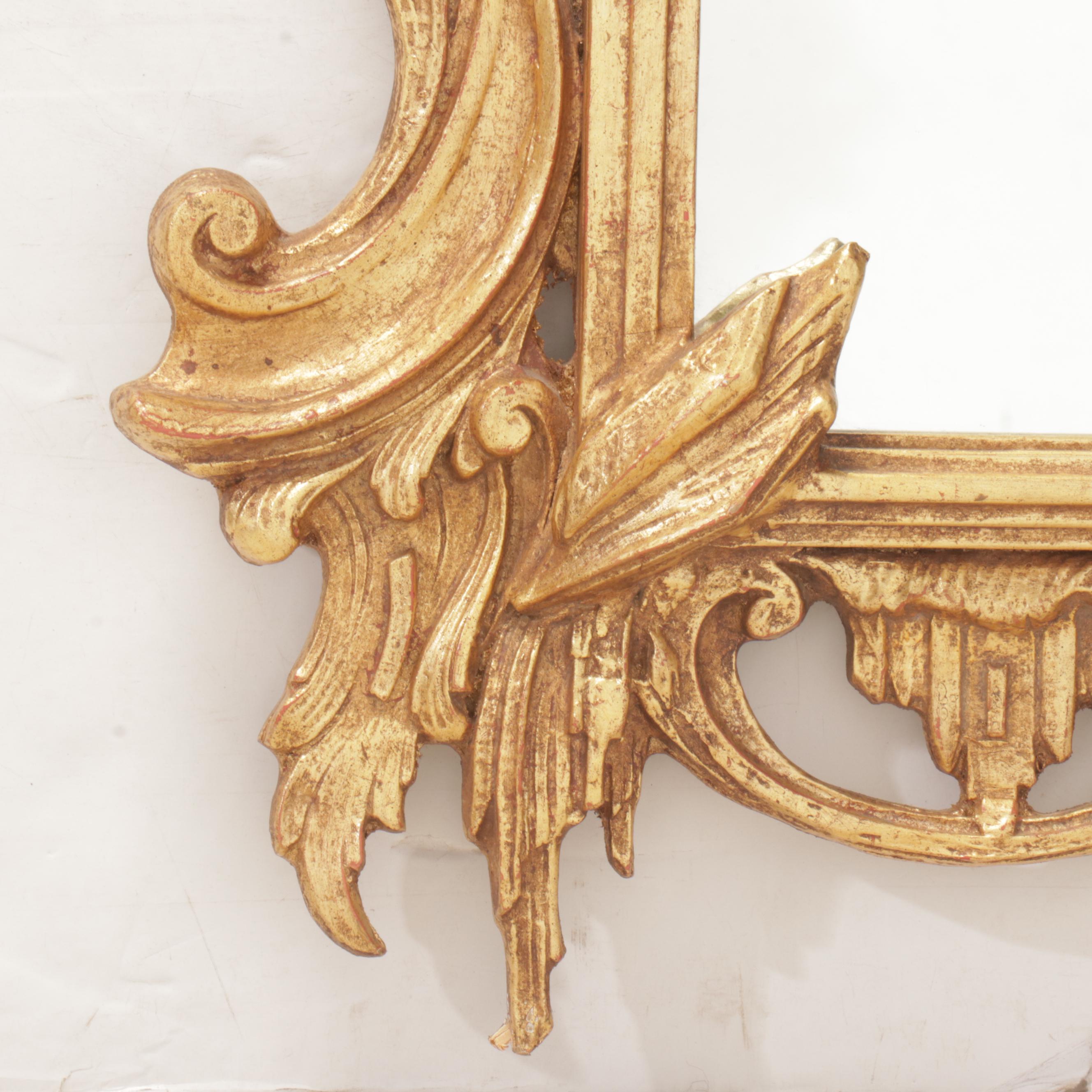 Friedman Brothers Rococo Style Giltwood Wall Mirror