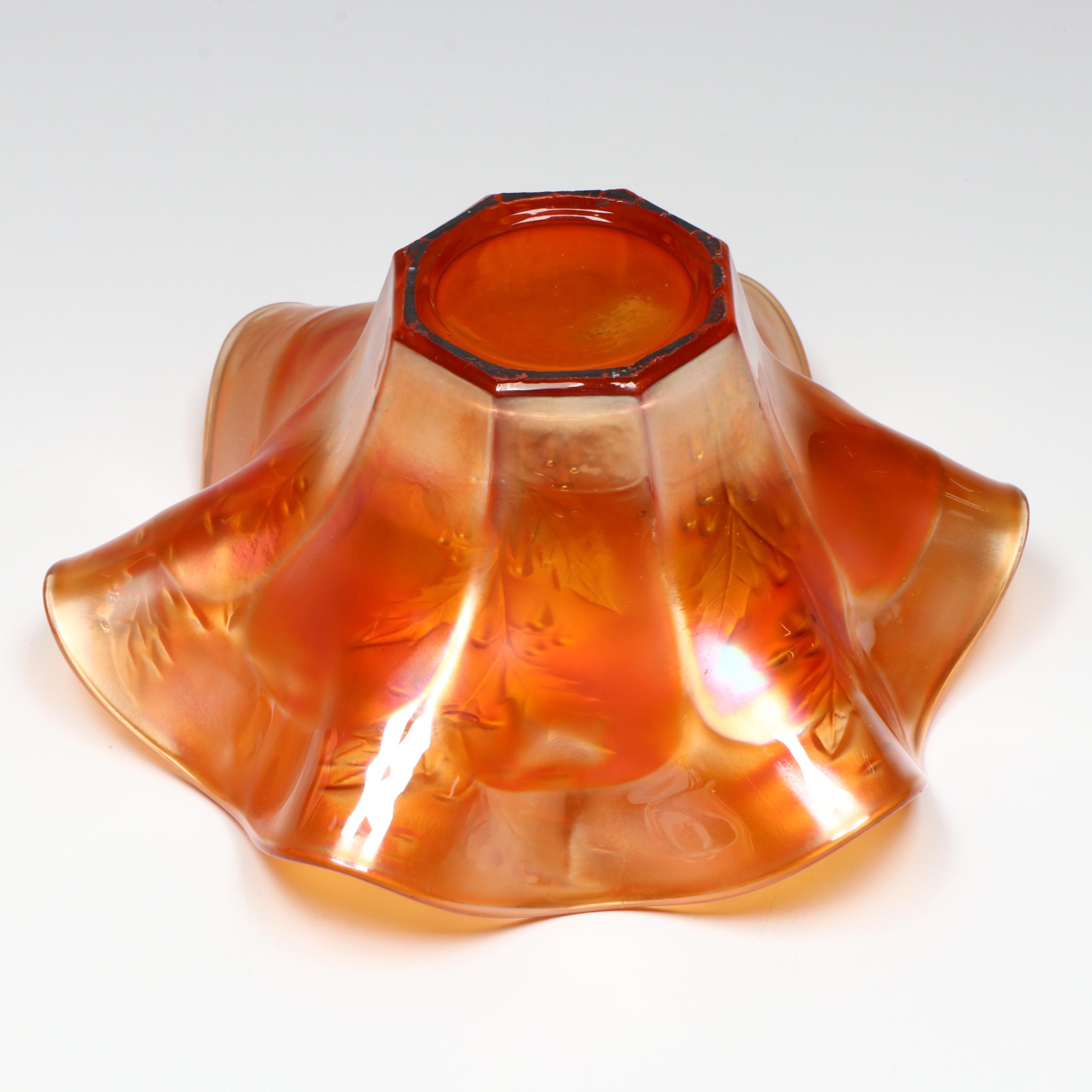 Fenton and Other Marigold Carnival Glass Bowls