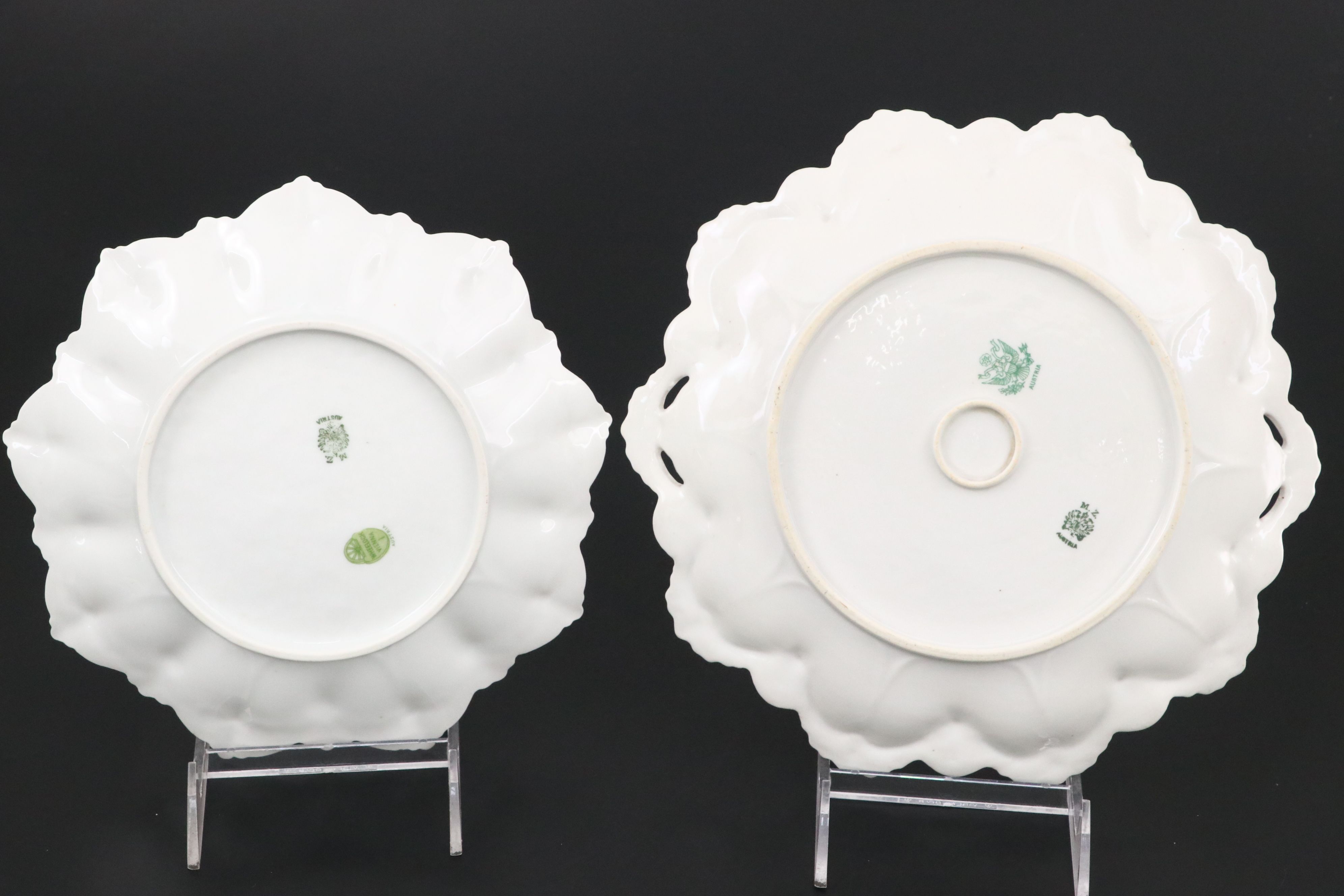 Continental Hand-Painted Porcelain Dinnerware and Serveware