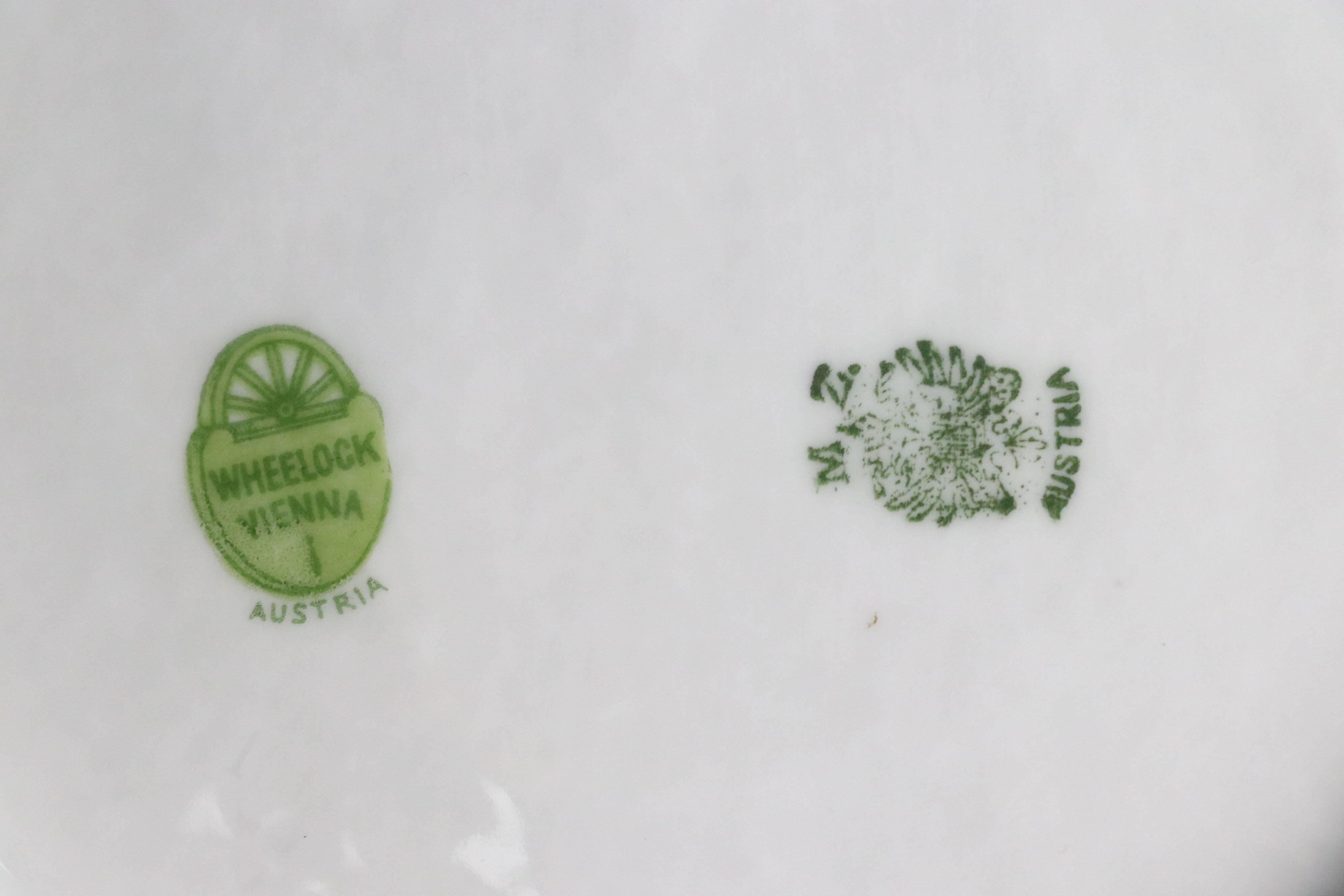 Continental Hand-Painted Porcelain Dinnerware and Serveware