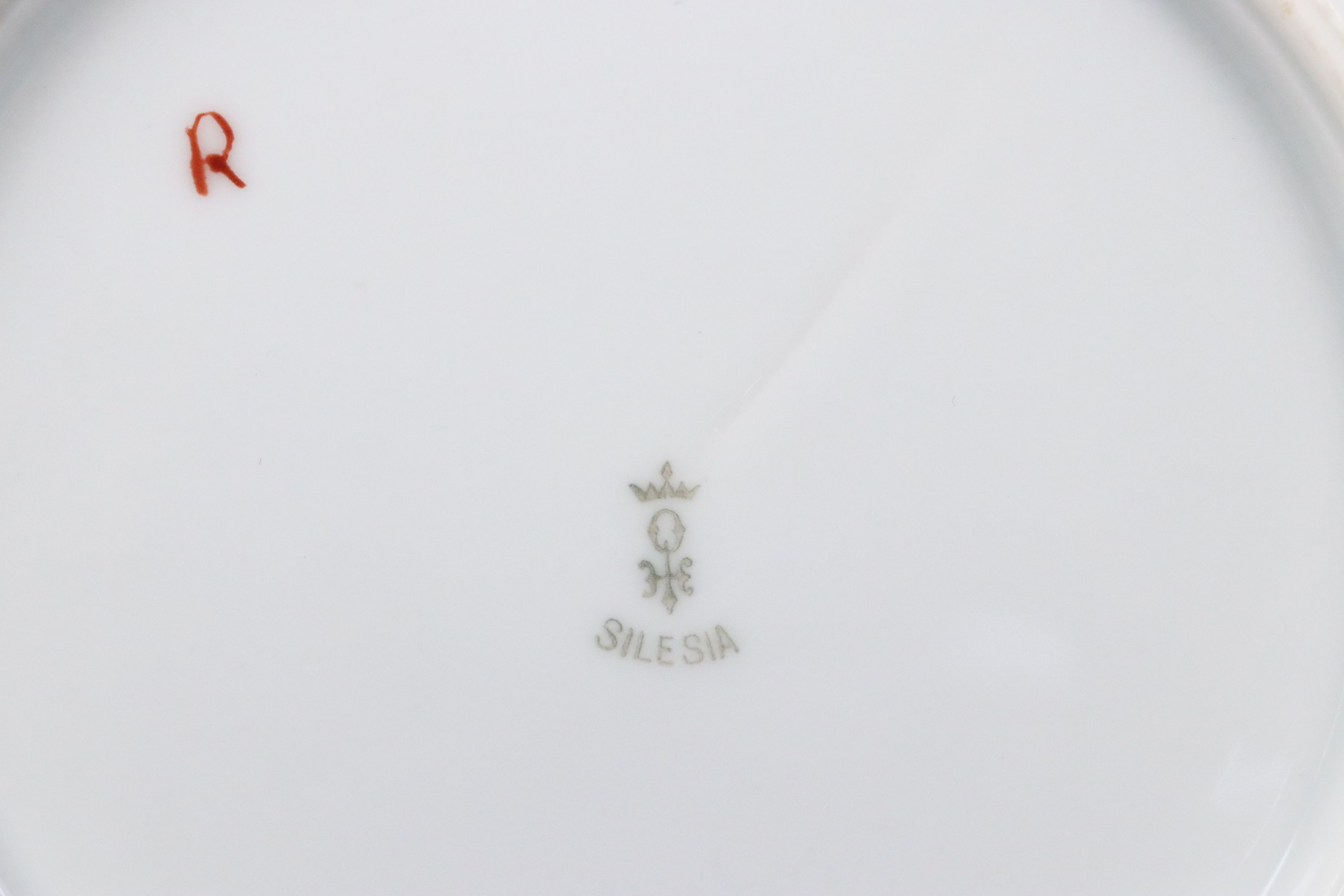 Continental Hand-Painted Porcelain Dinnerware and Serveware