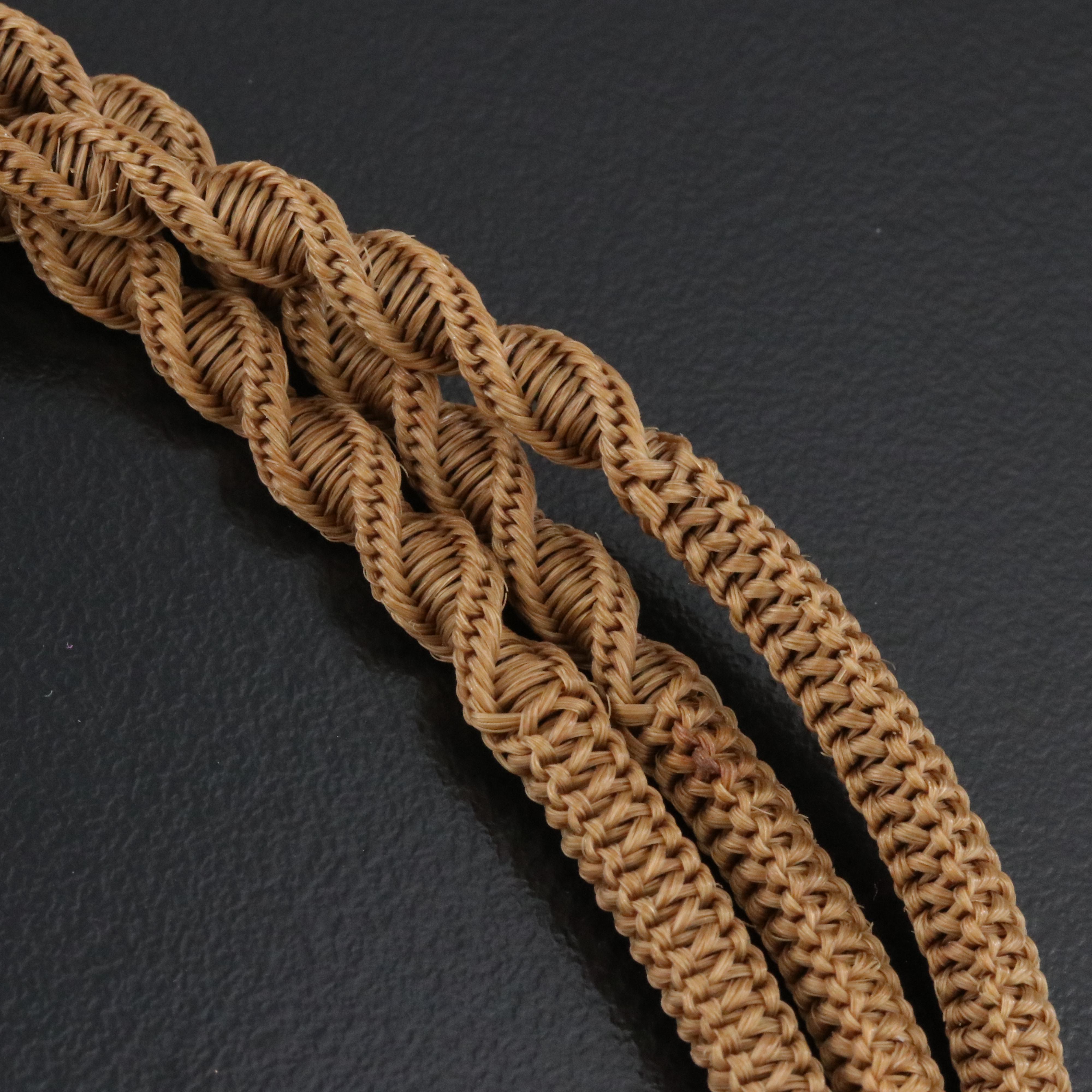 Repair Lot Victorian Braided Hair Work Necklace