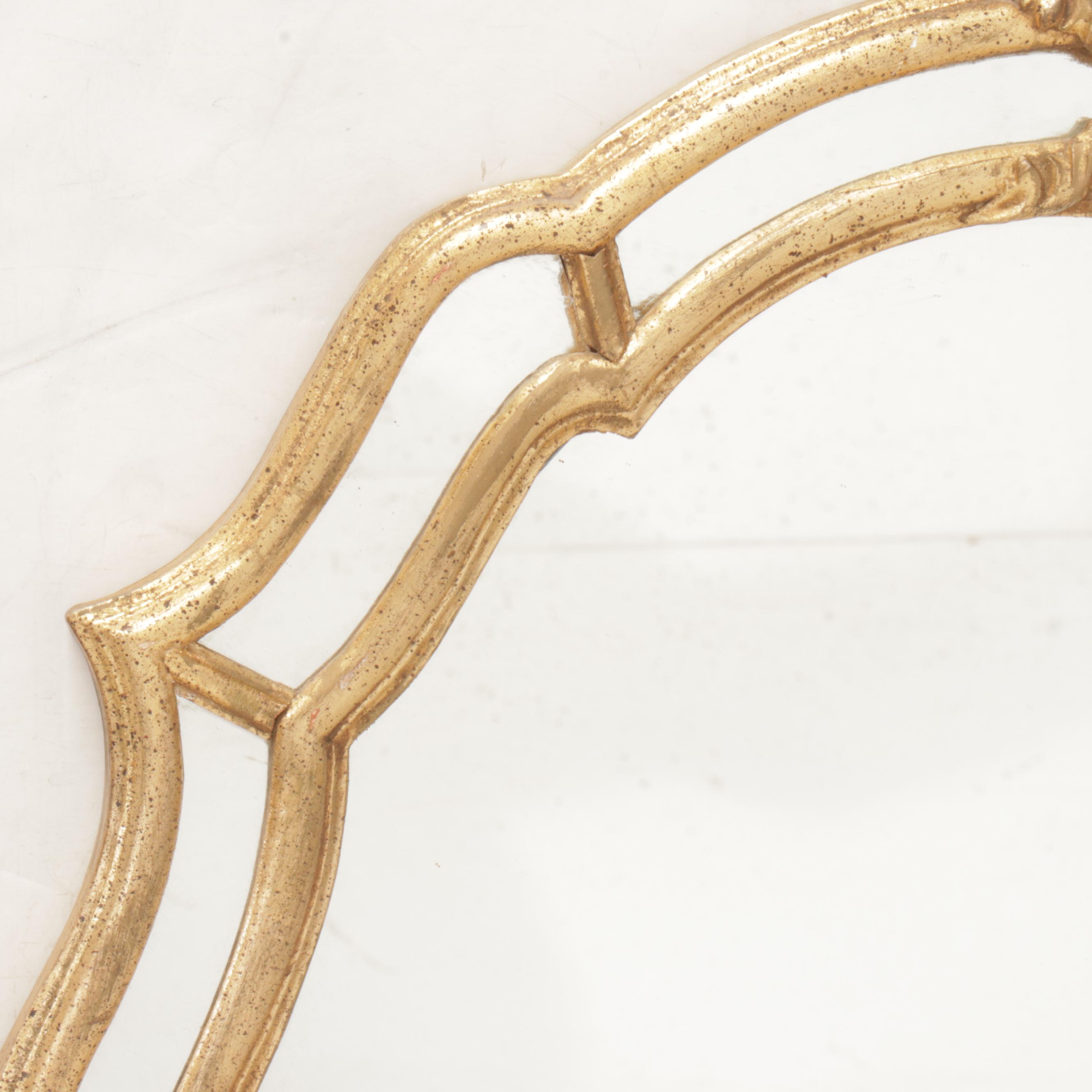 LaBarge Attributed Italian Giltwood Wall Mirror