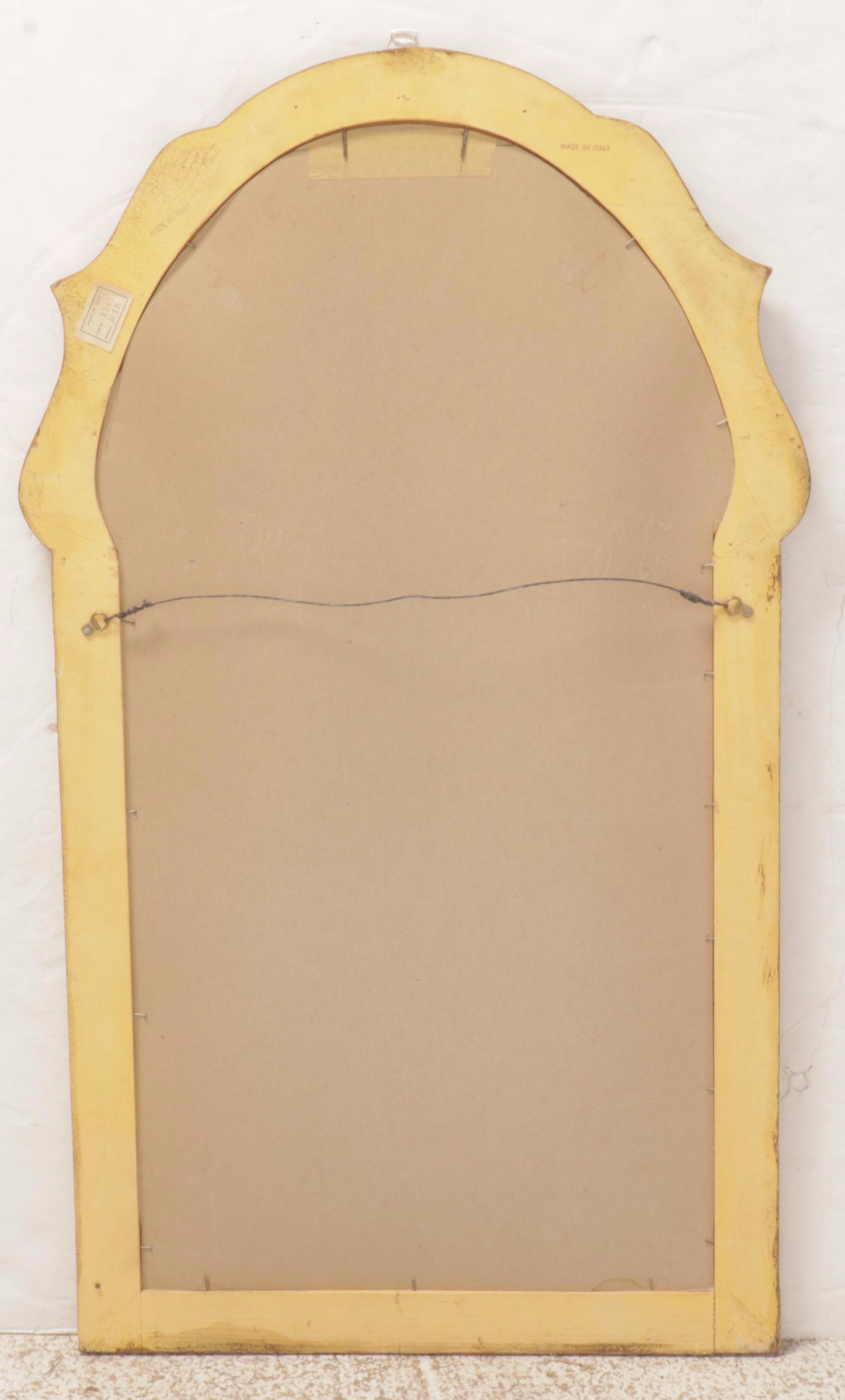 LaBarge Attributed Italian Giltwood Wall Mirror