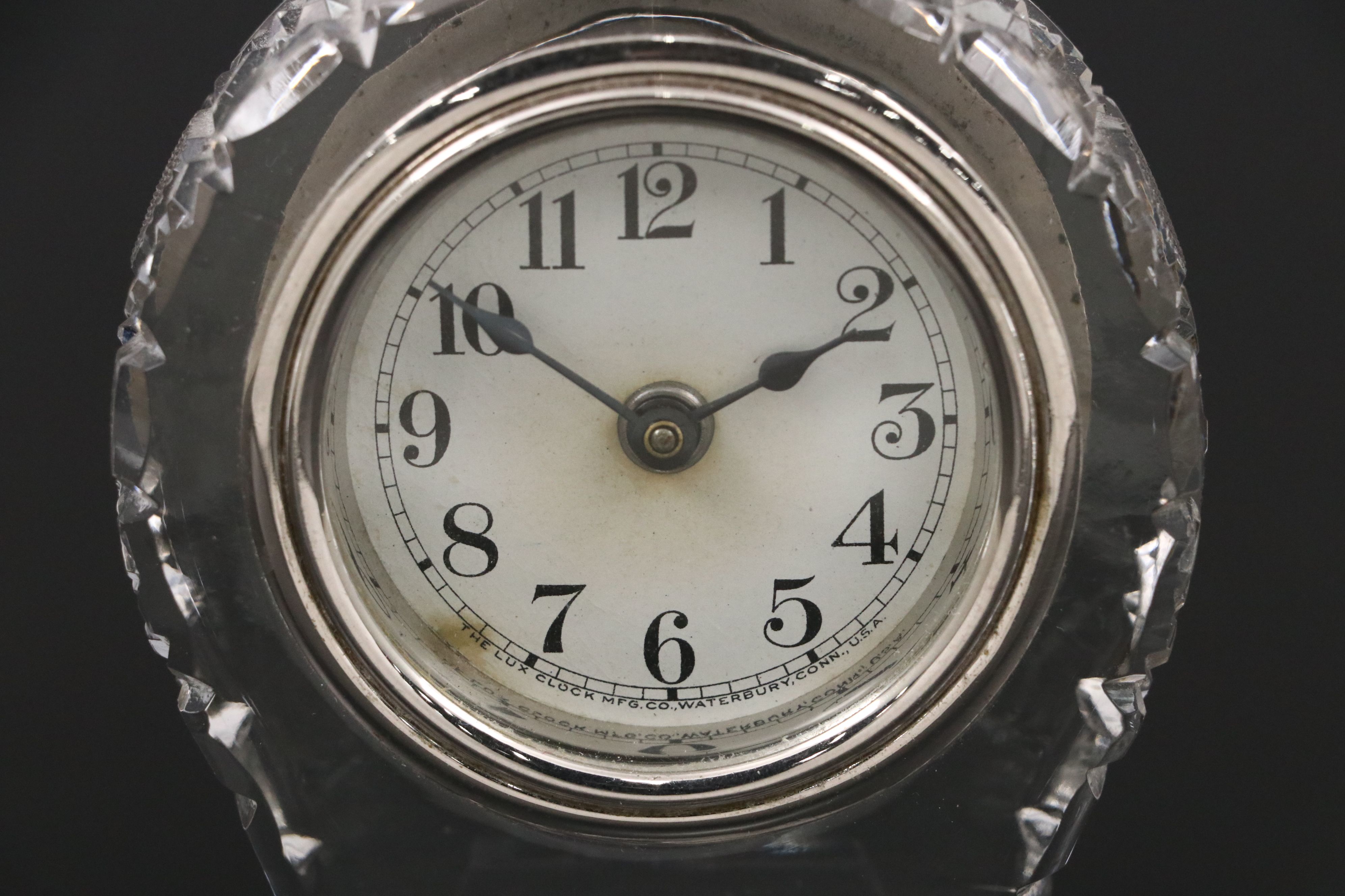 Waterford and Cut Crystal Mantel Clocks