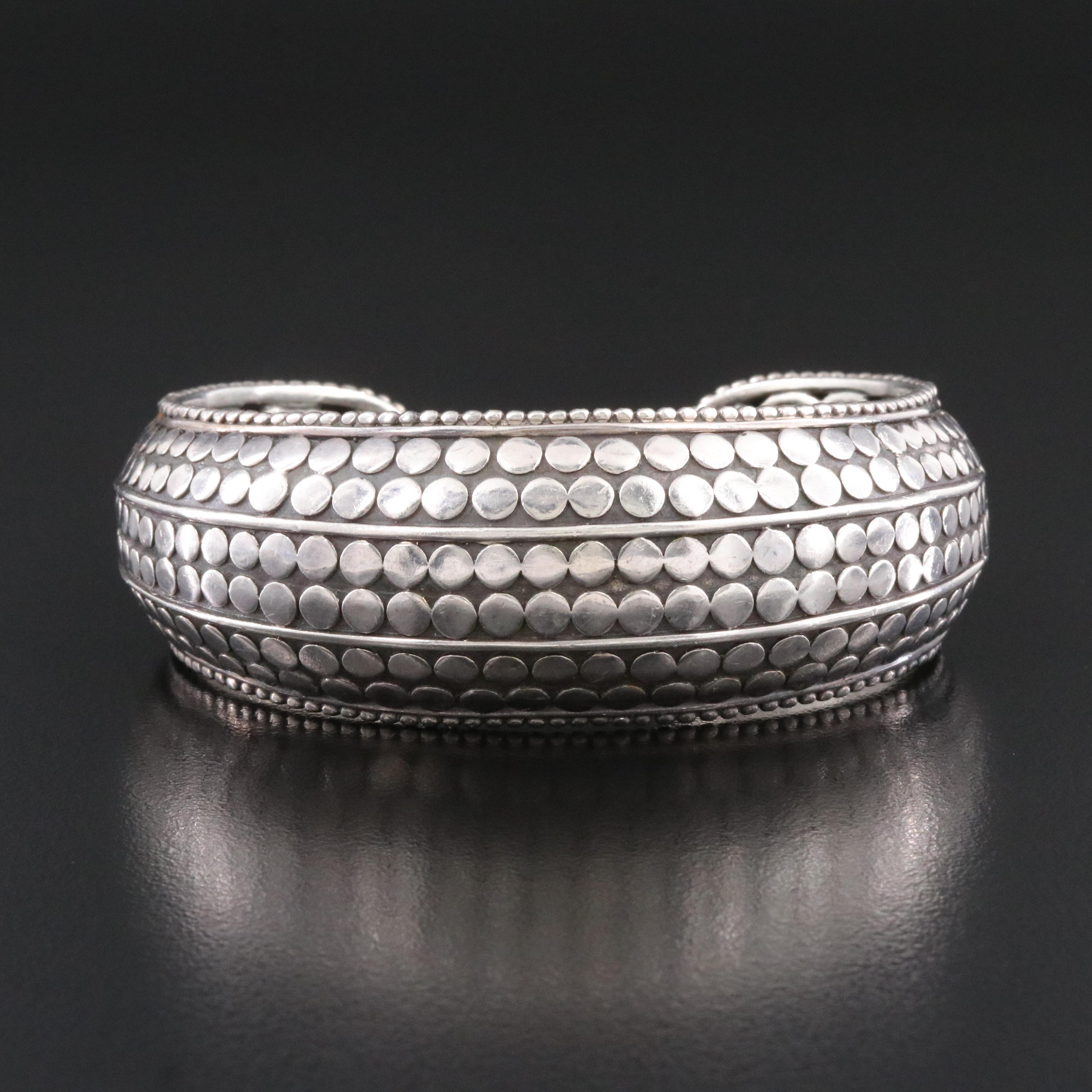 John Hardy Dot Hinged Bracelet