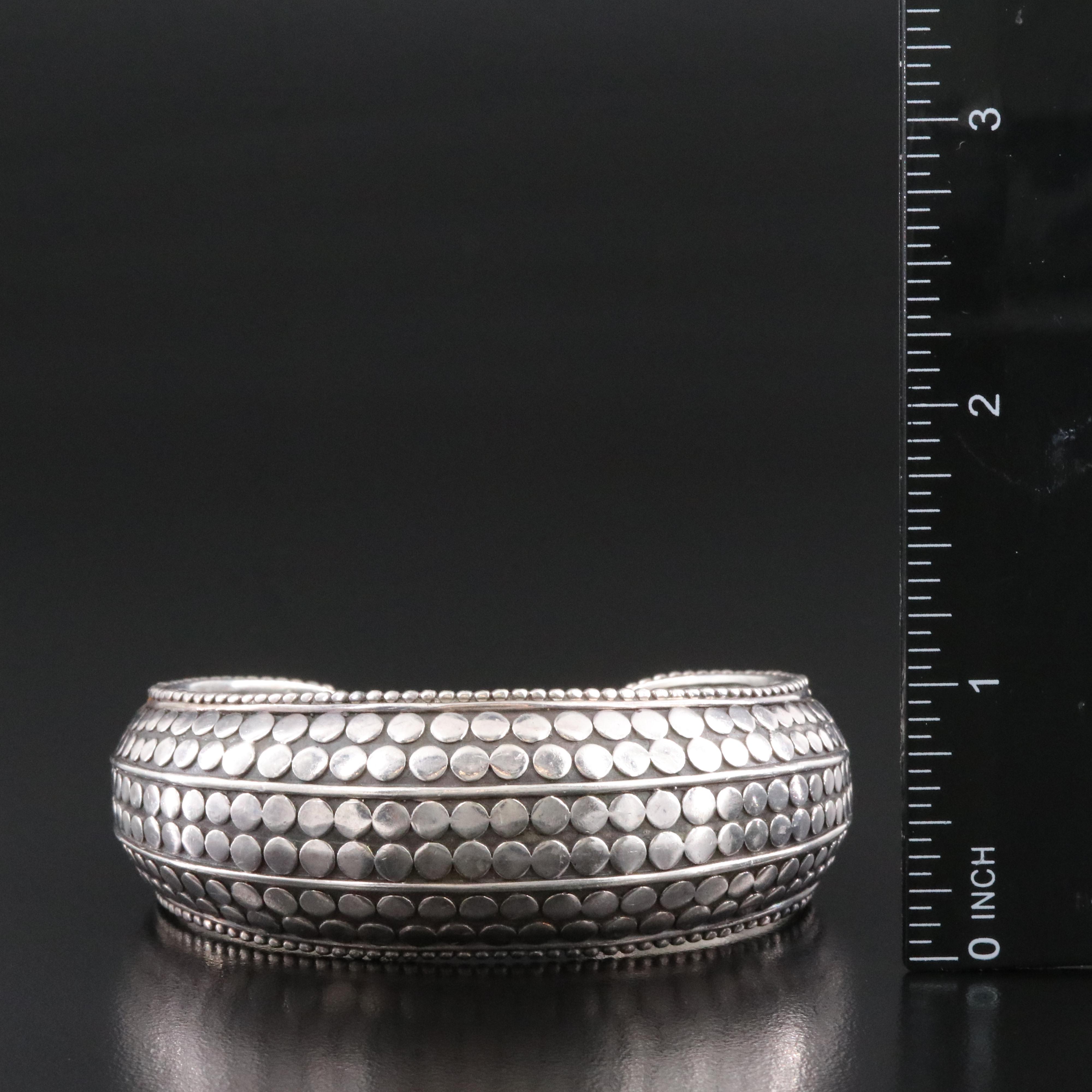 John Hardy Dot Hinged Bracelet