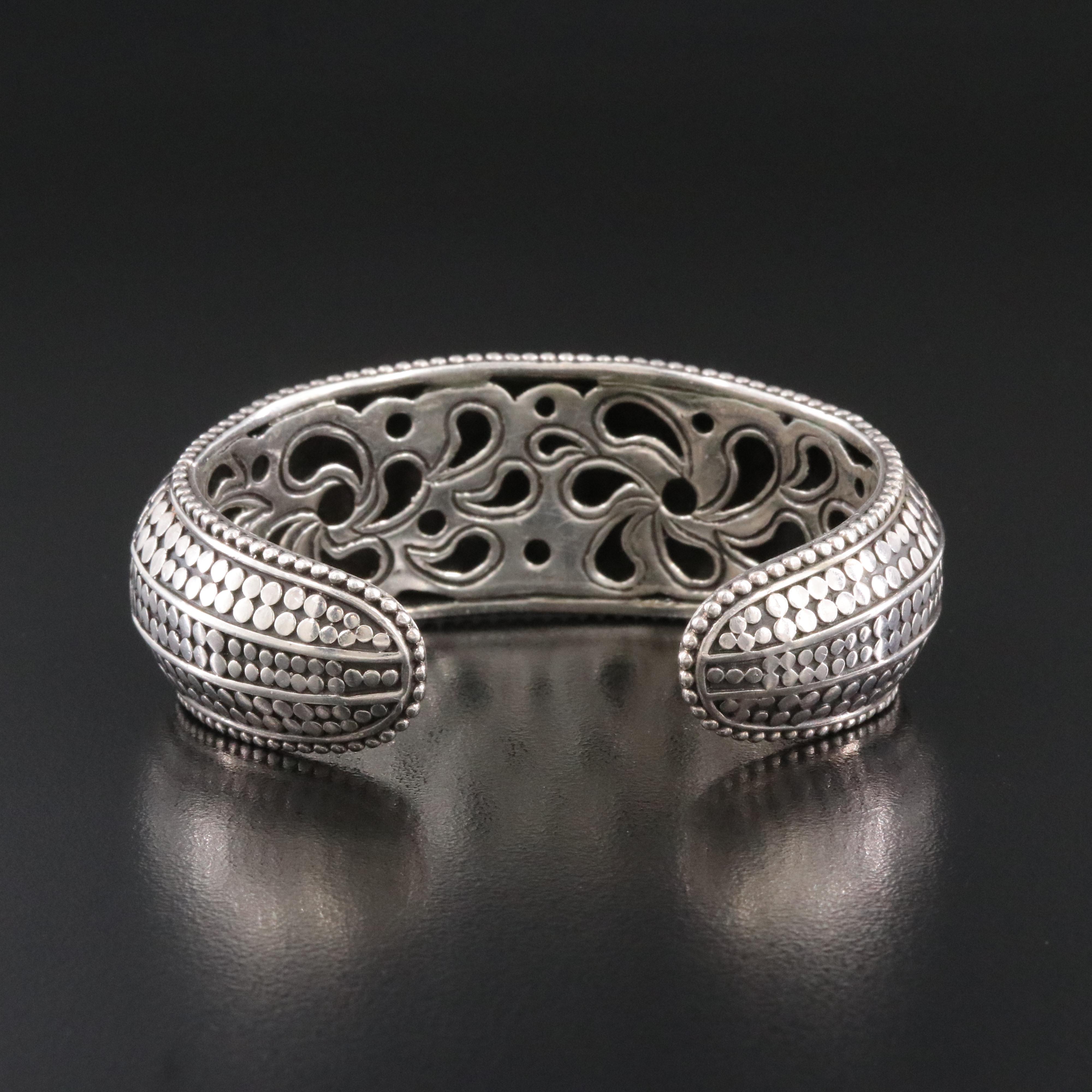 John Hardy Dot Hinged Bracelet