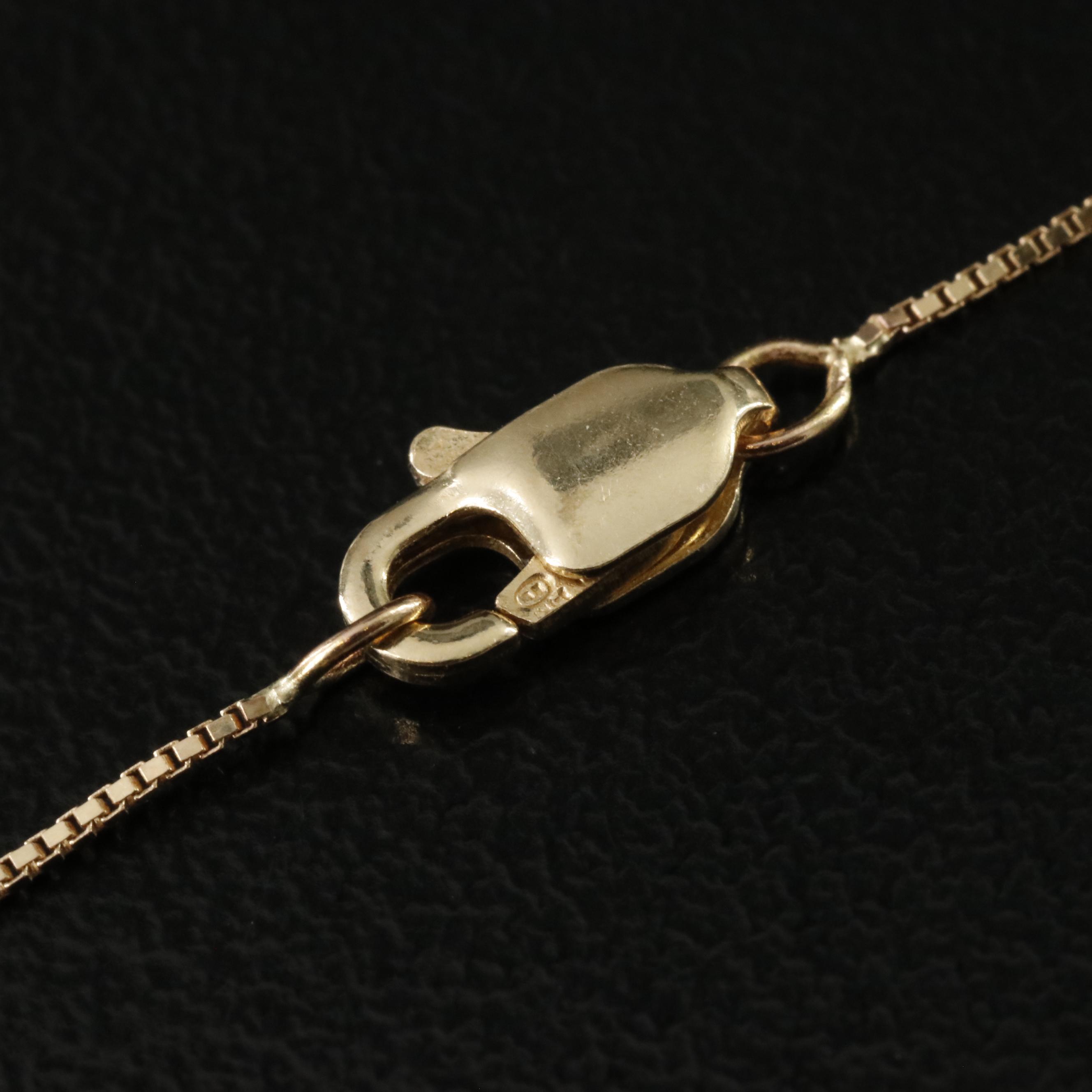 Vintage Bucherer Pendant Watch on 14K Gold Chain