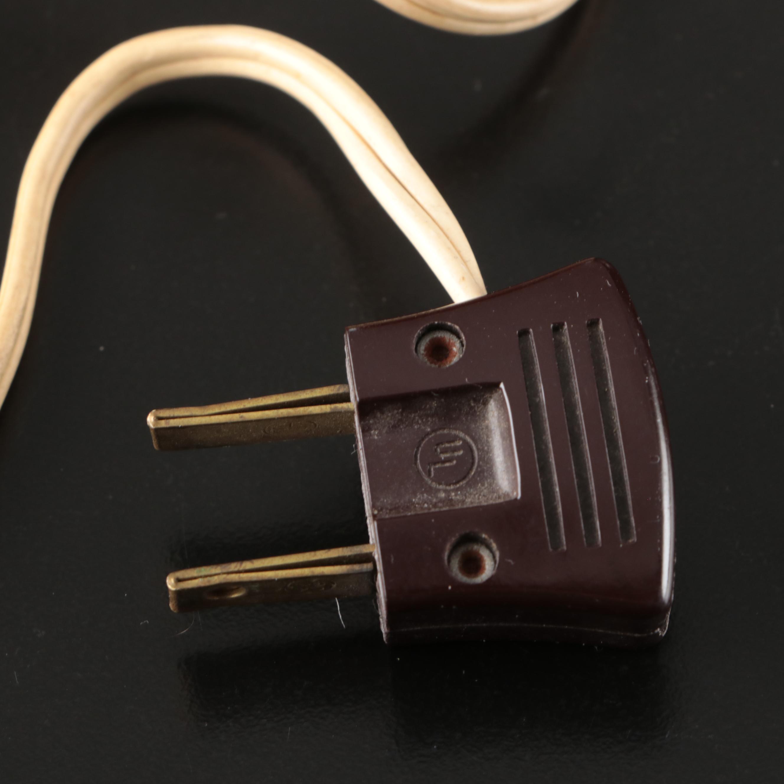 Hollywood Regency Style Glass Waterfall Lamp, Mid-20th Century