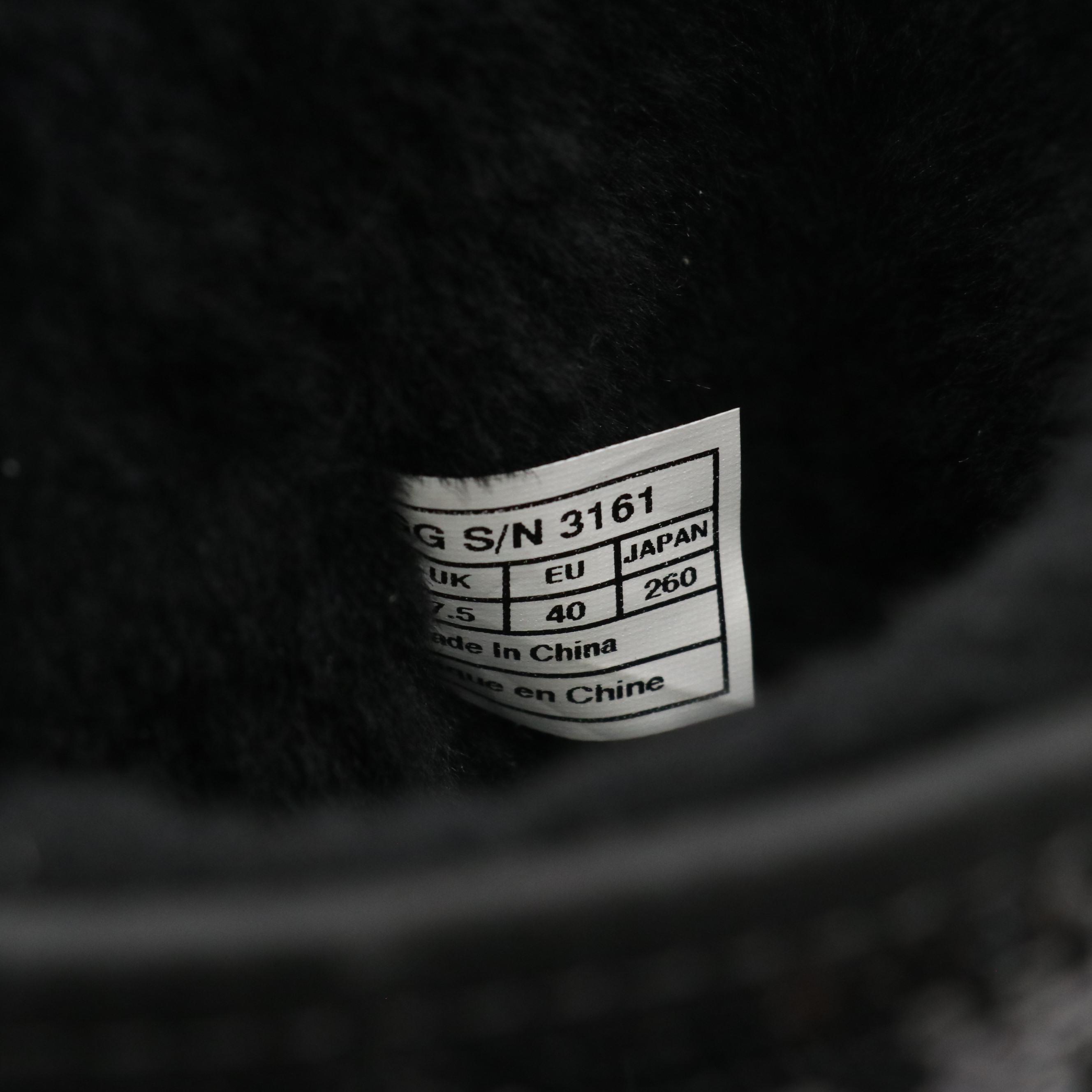 UGG Black 'Classic Sparkle Sequin' Short Boots and 'Ultra Short' Snow Sole Boots