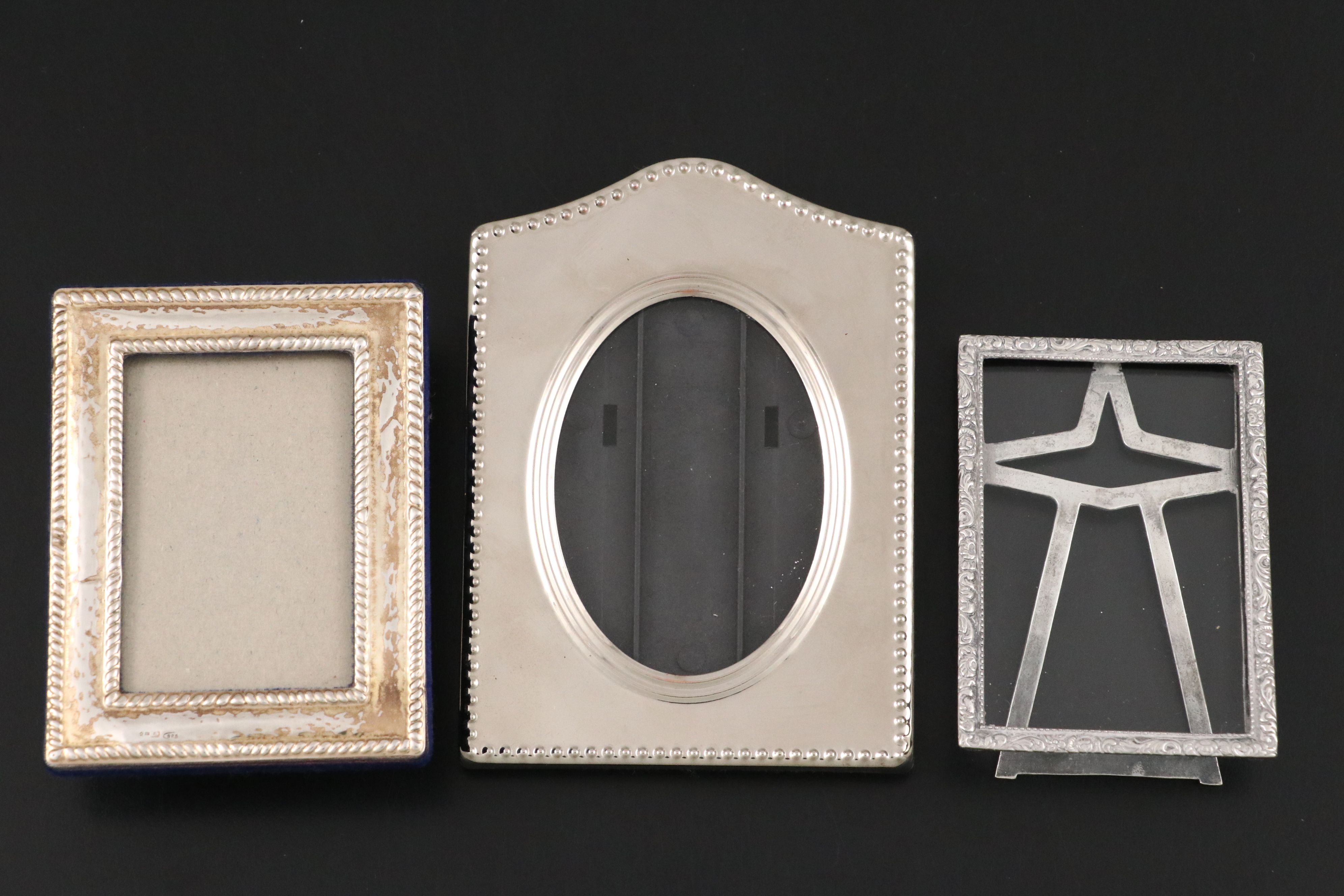 Seiko Brass and English Metal Frame Quartz Mantel Clocks with Small Frames