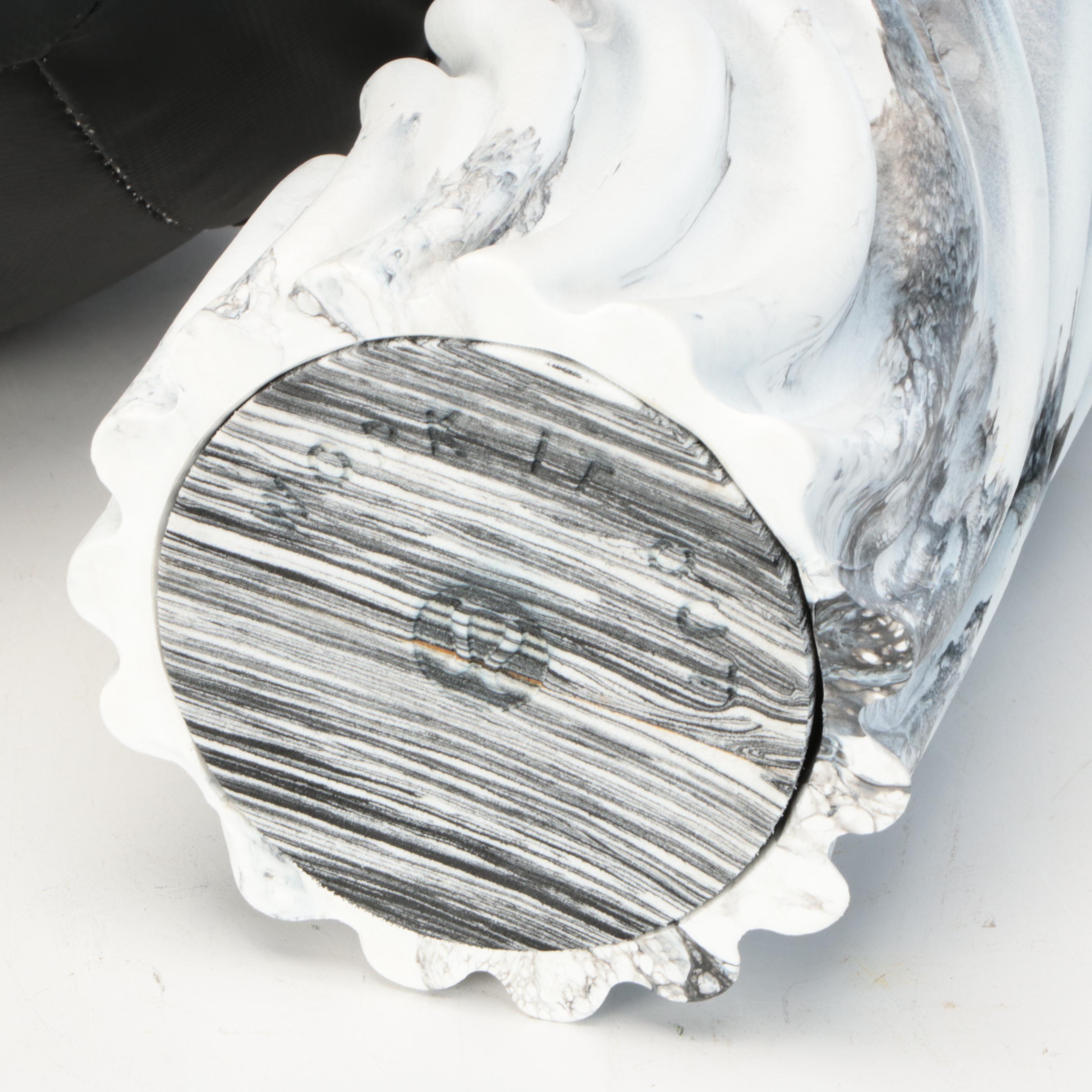 Rogue 12 Pound Medicine Ball with Lululemon Foam Roller