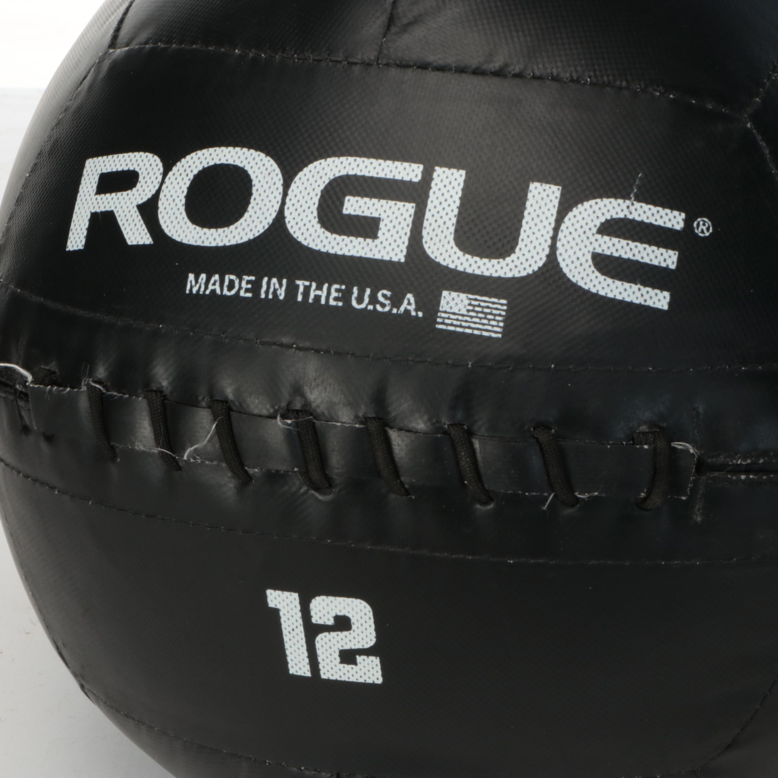 Rogue 12 Pound Medicine Ball with Lululemon Foam Roller