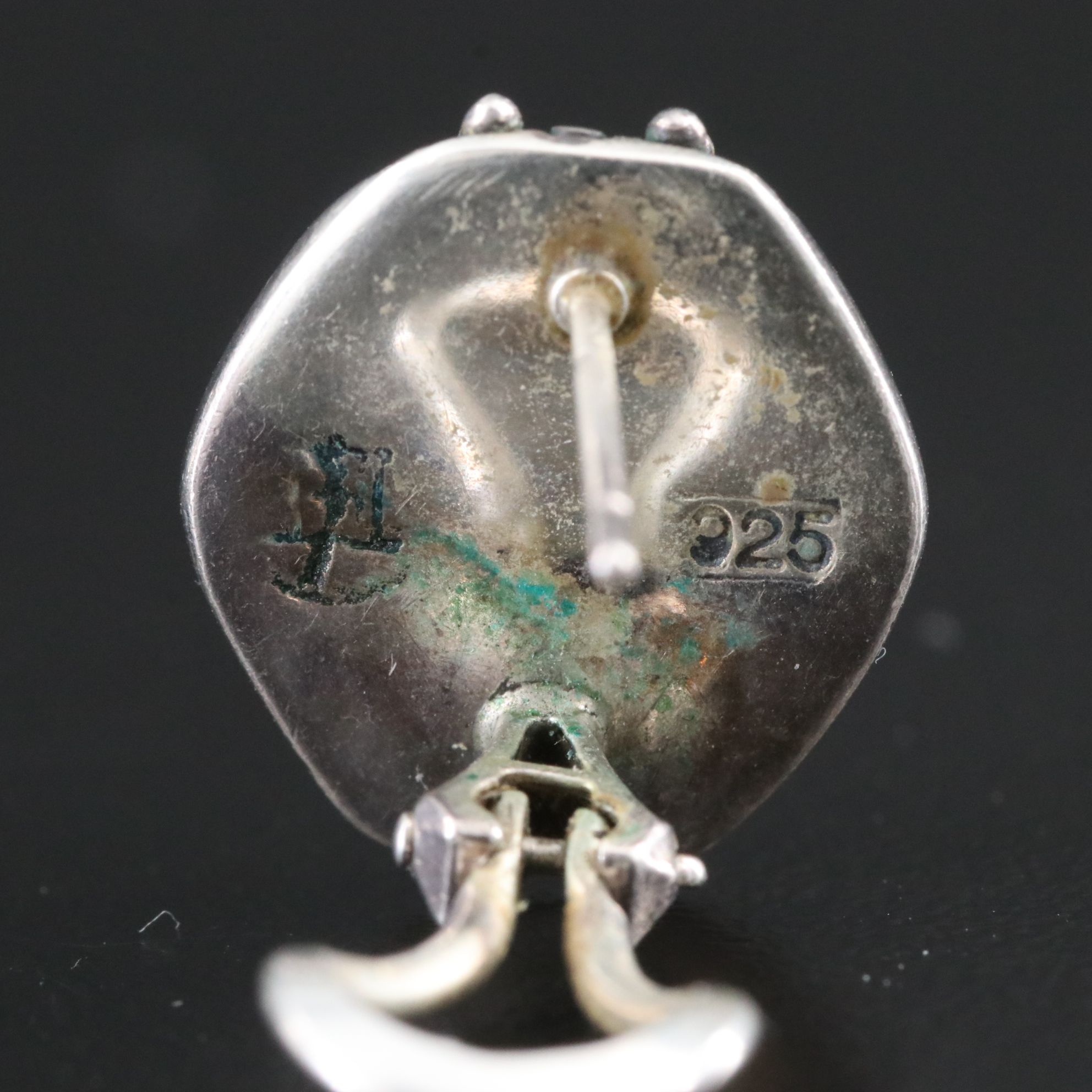 John Hardy Dot Sterling Buddha Belly Earrings