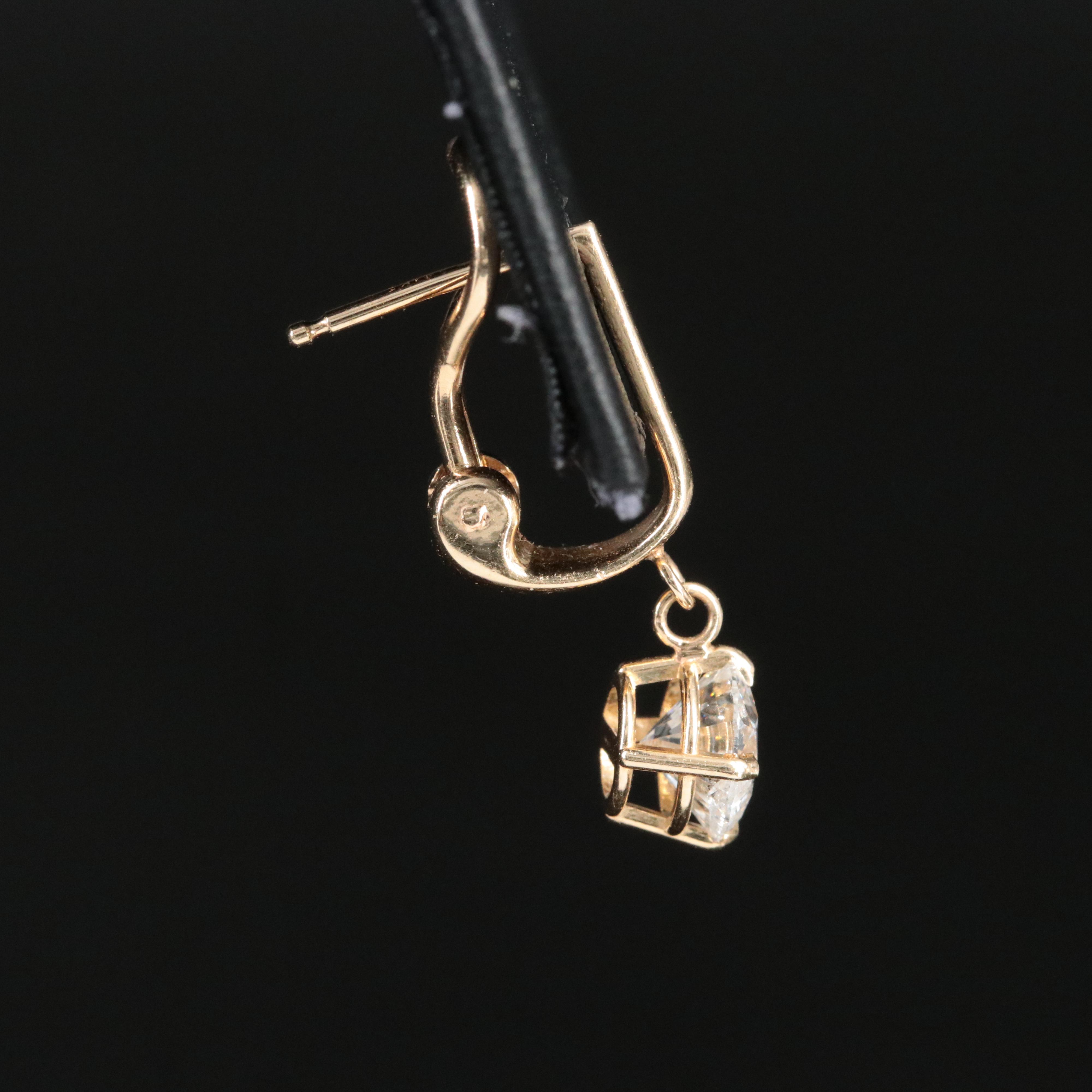 14K 2.50 CTW Diamond Earrings