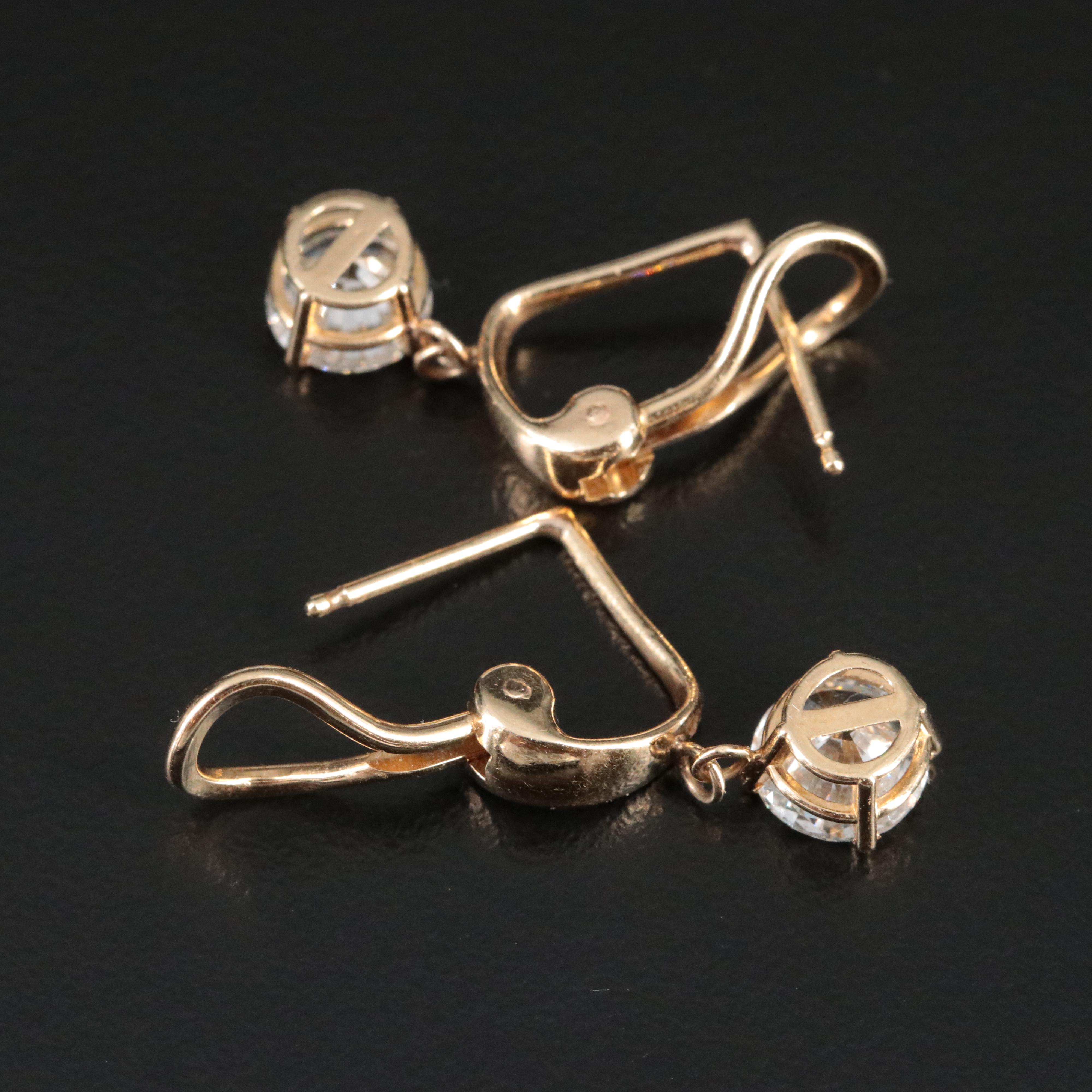 14K 2.50 CTW Diamond Earrings
