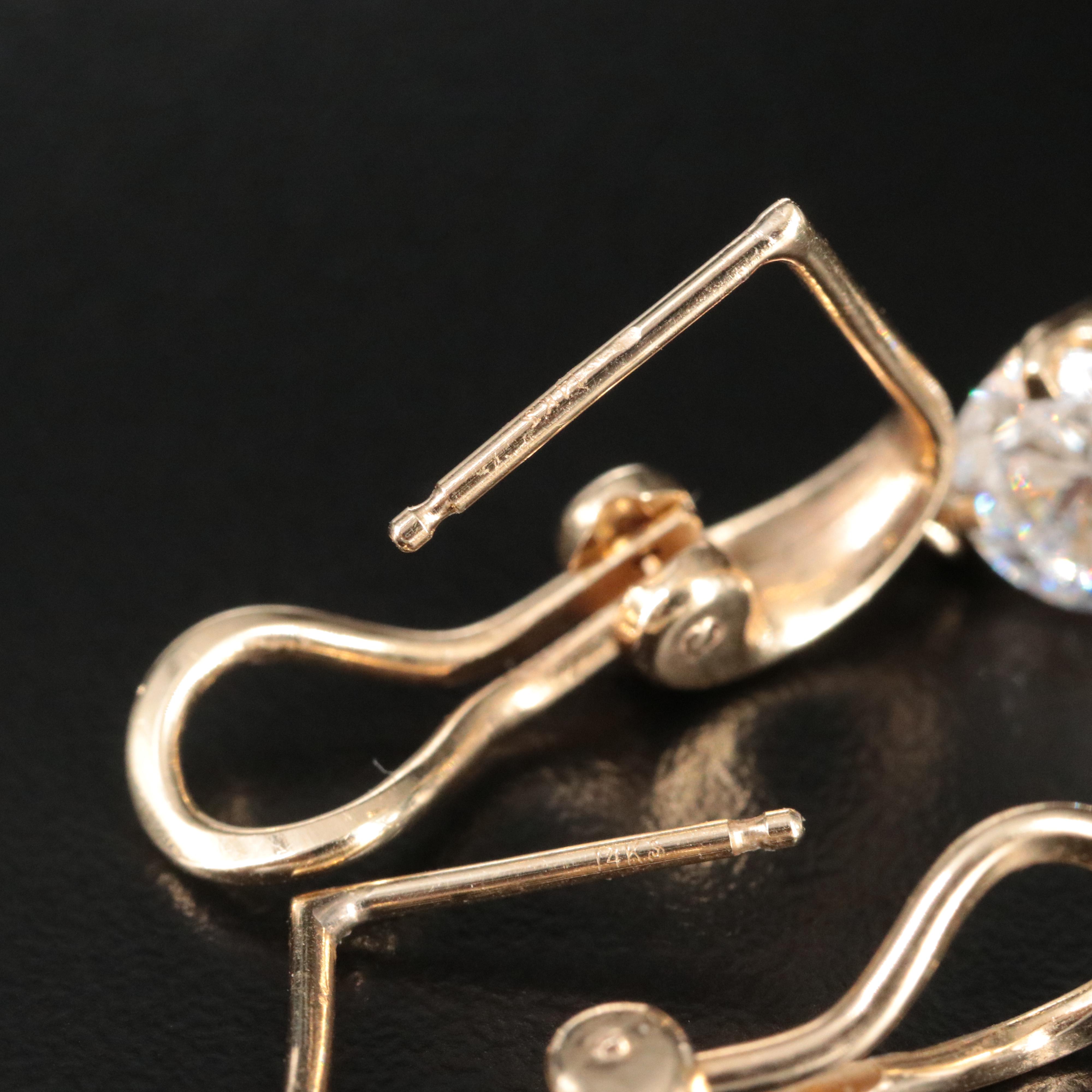 14K 2.50 CTW Diamond Earrings