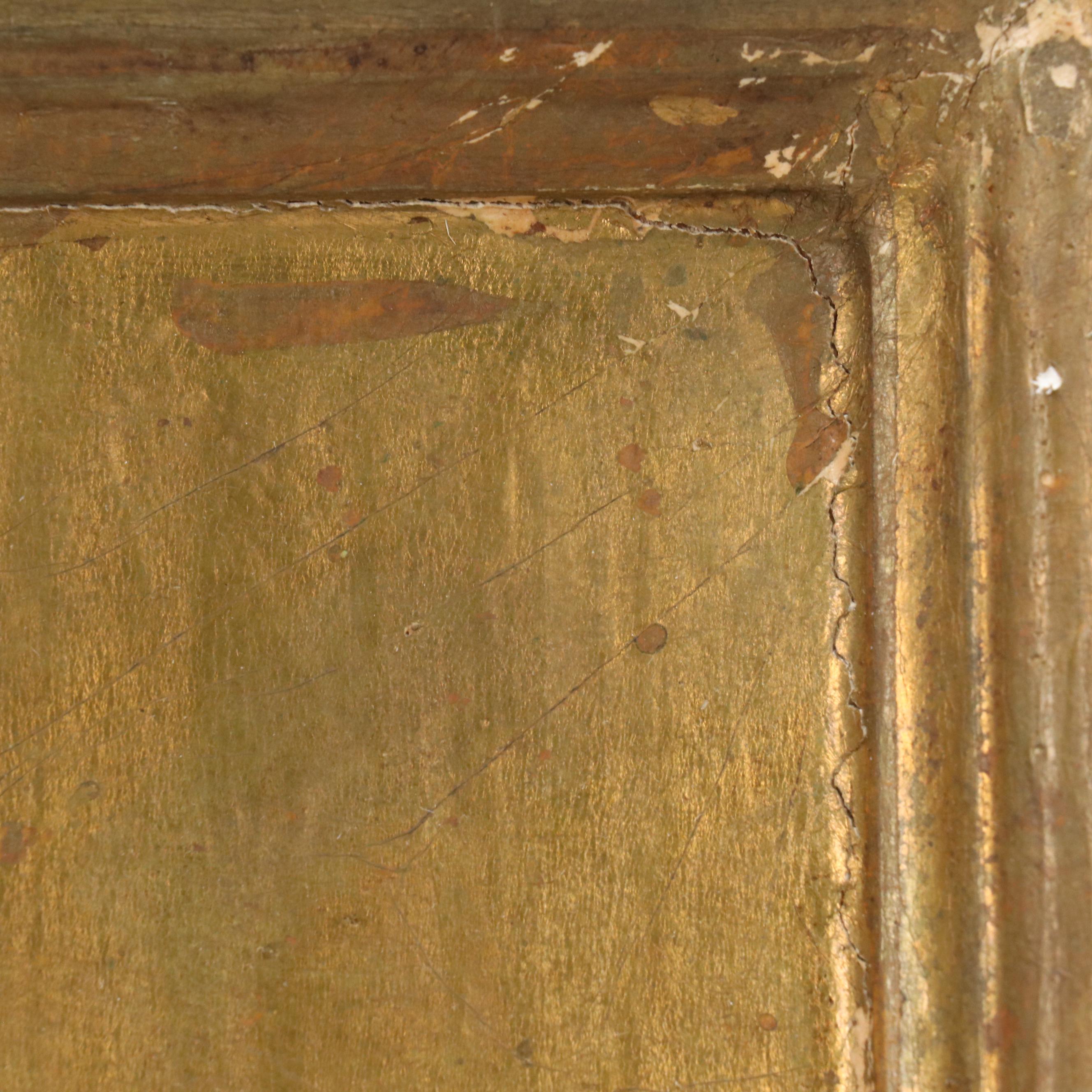 Antique Spanish Gilt and Painted Panels, Late 19th/Early 20th Century