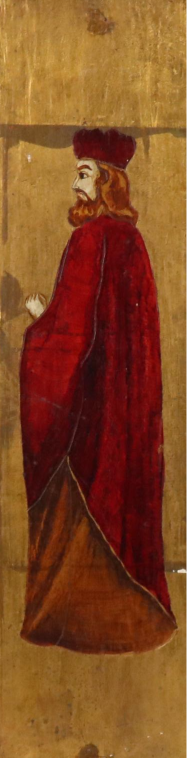 Antique Spanish Gilt and Painted Panels, Late 19th/Early 20th Century