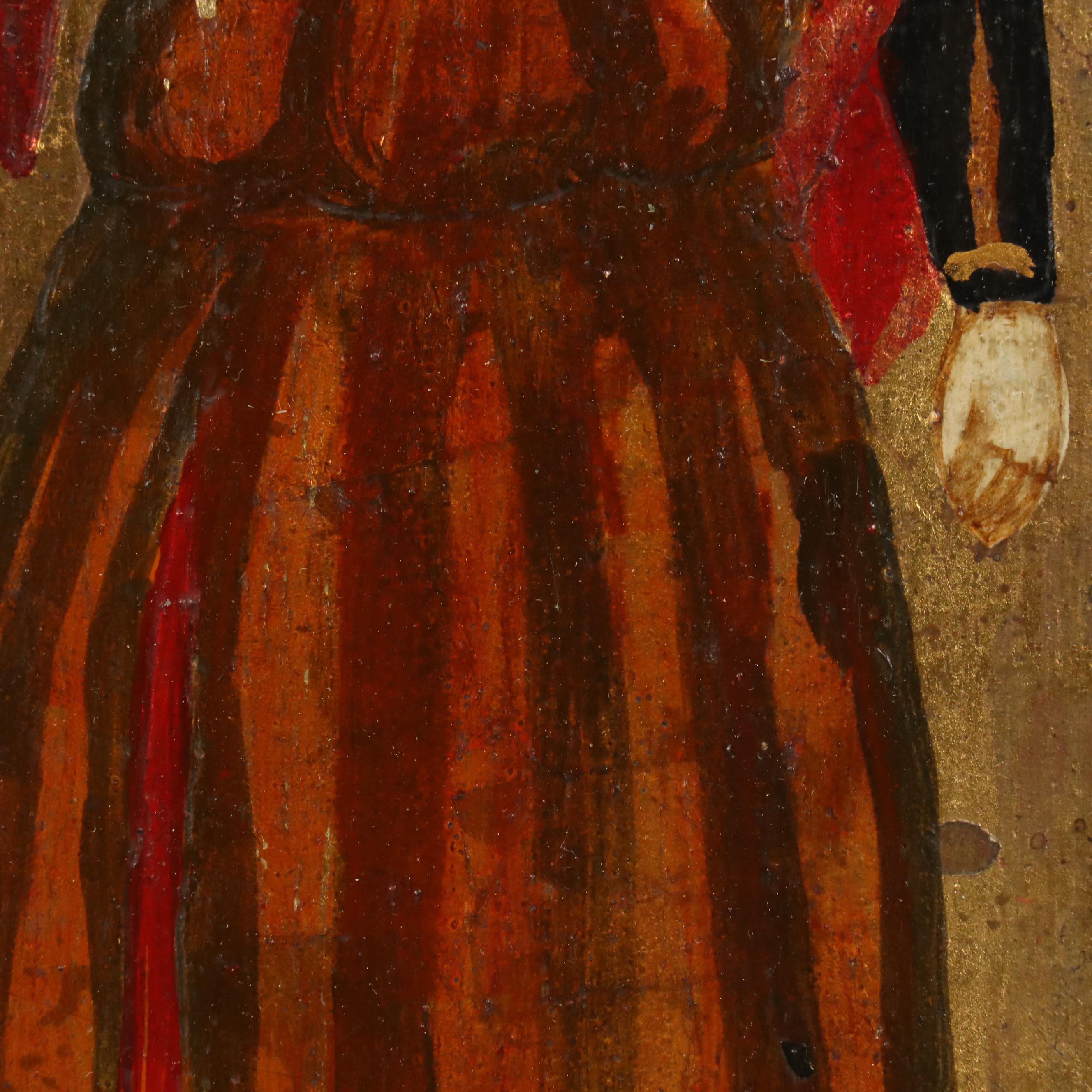 Antique Spanish Gilt and Painted Panels, Late 19th/Early 20th Century